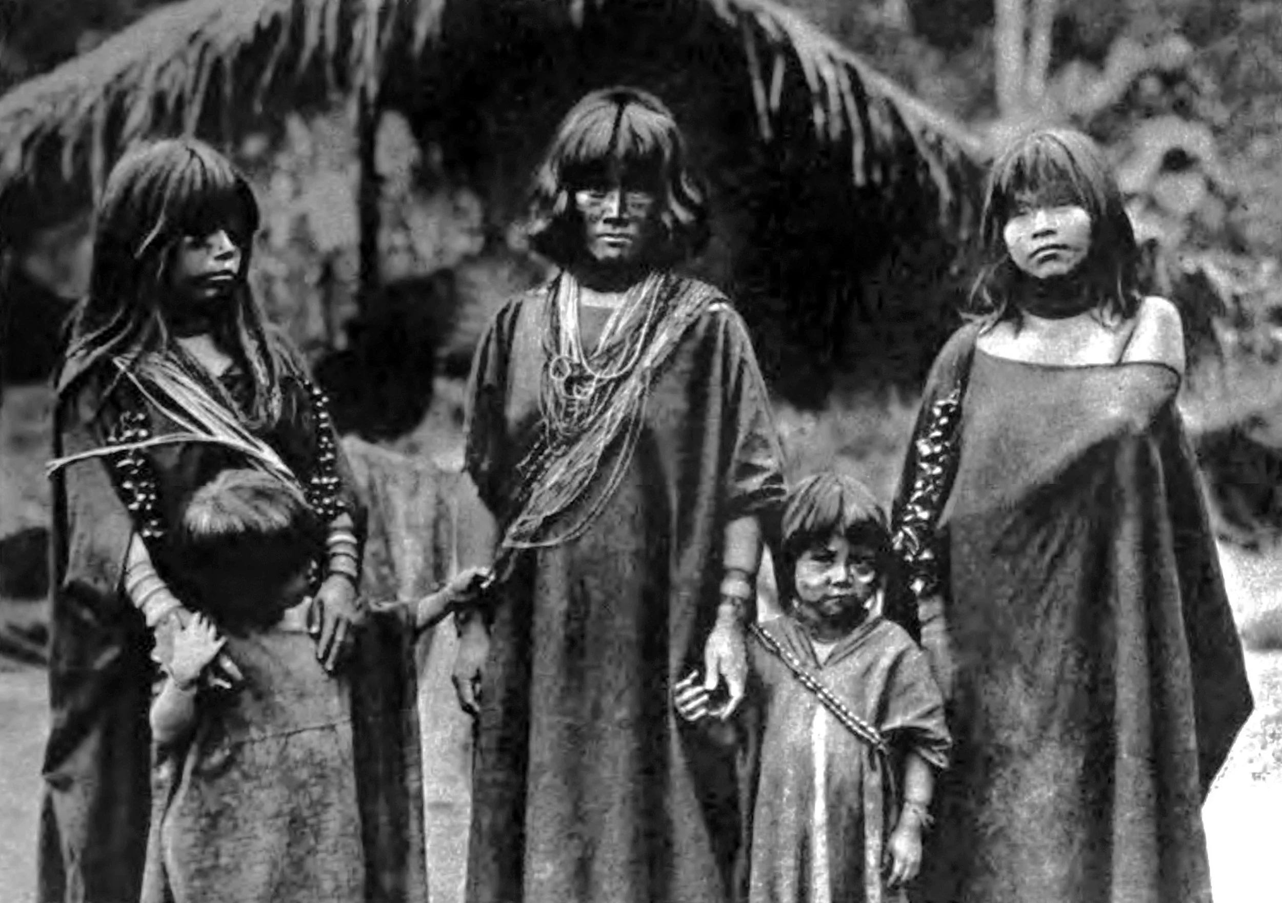 Peru- Three separate tribes on the Lower Pyrene River