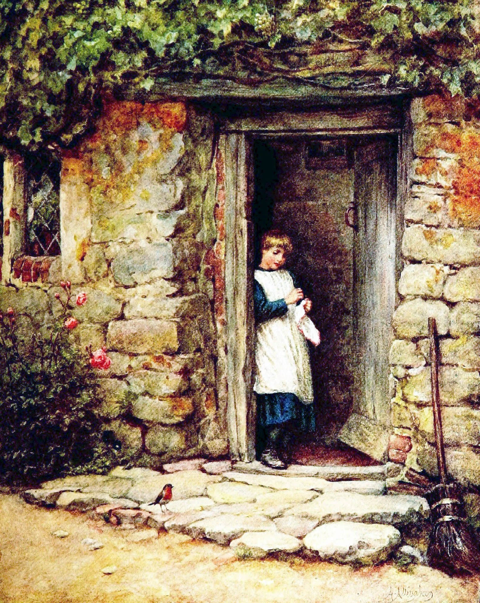 Cottage Door, Park Lane, Near Witley