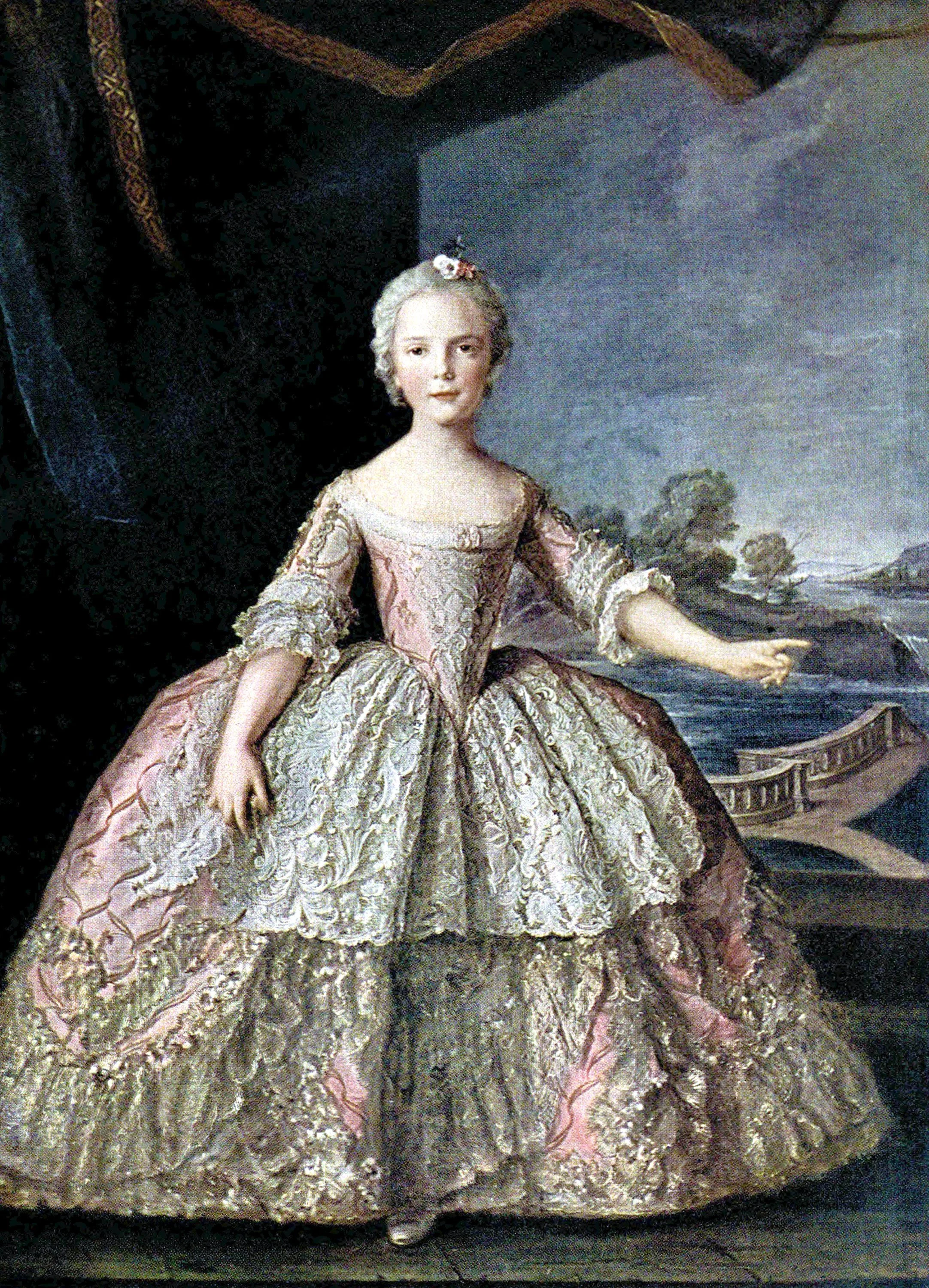 Princess Marie Isabelle de Bourbon by Nattier