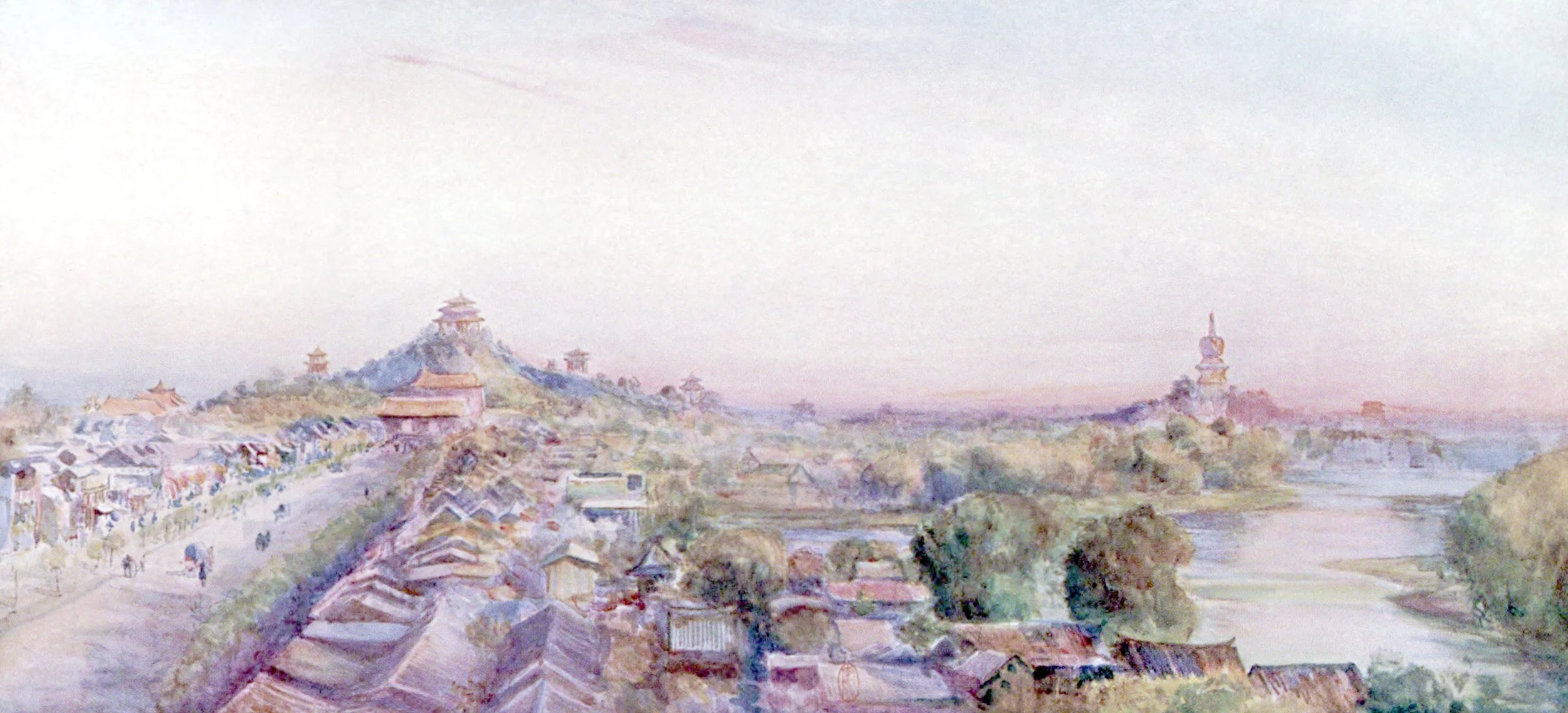 Peking- Seen from the Drum Tower