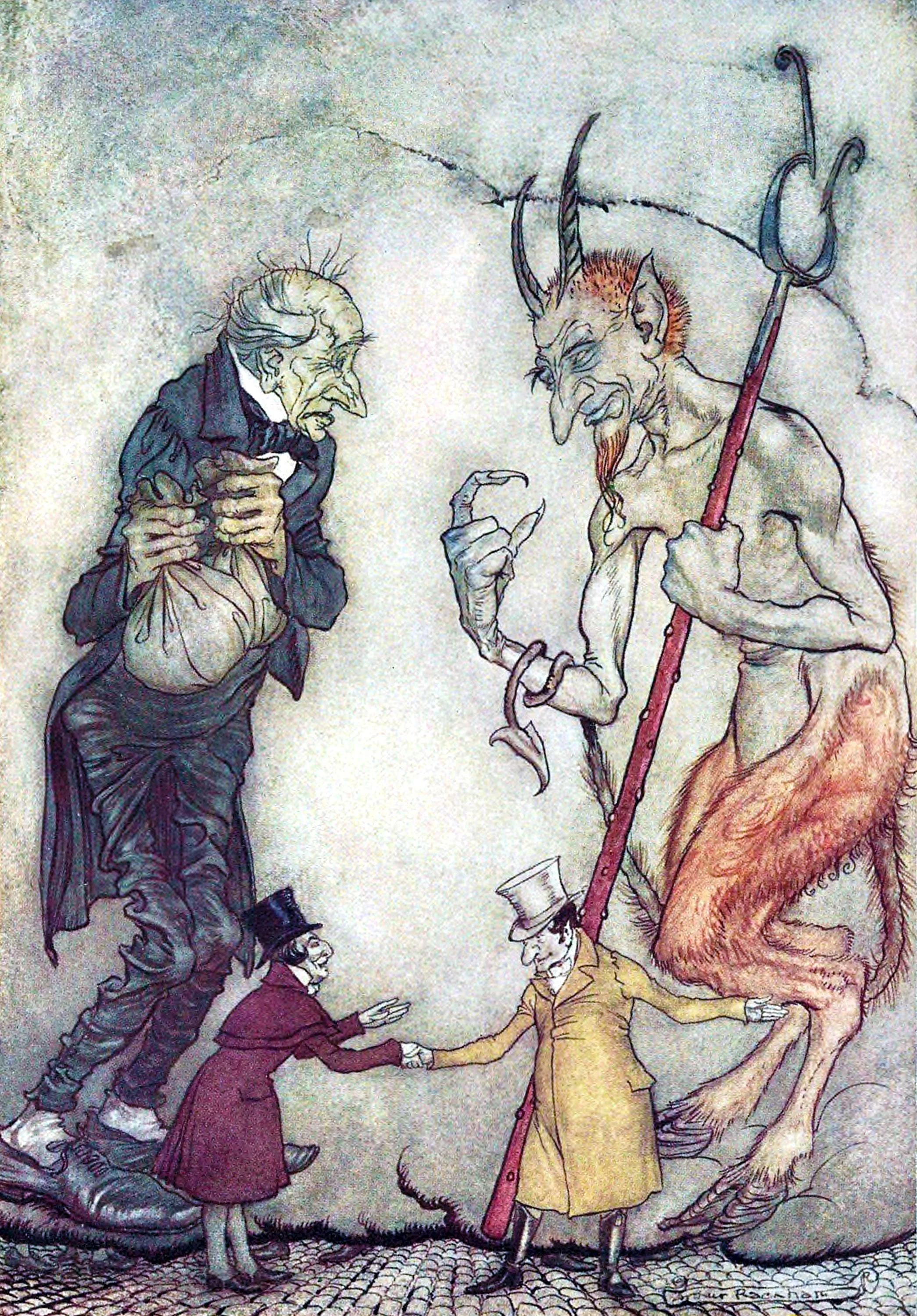 Old Scratch has got his own at last, hey