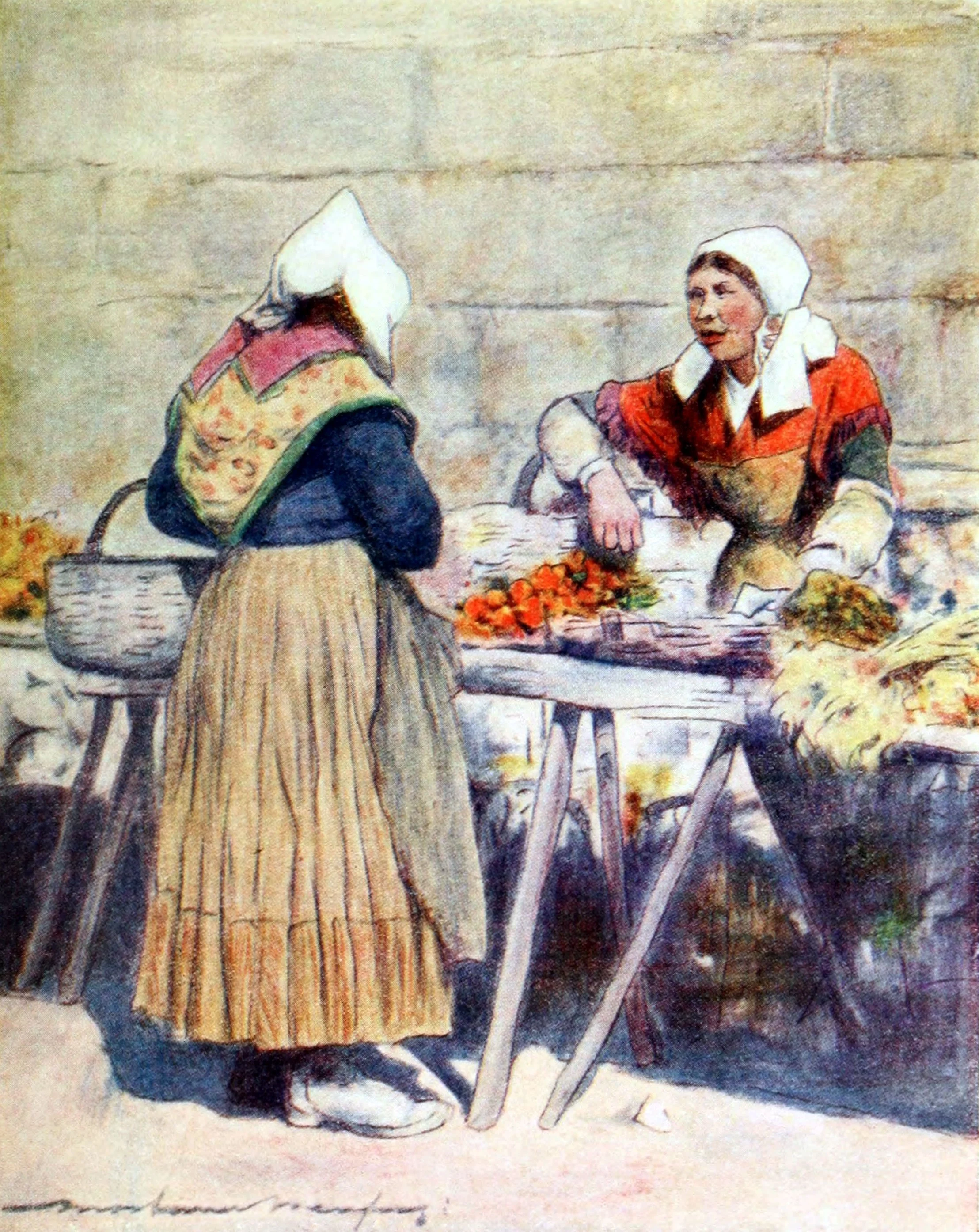The Vegetable Market, Quimper