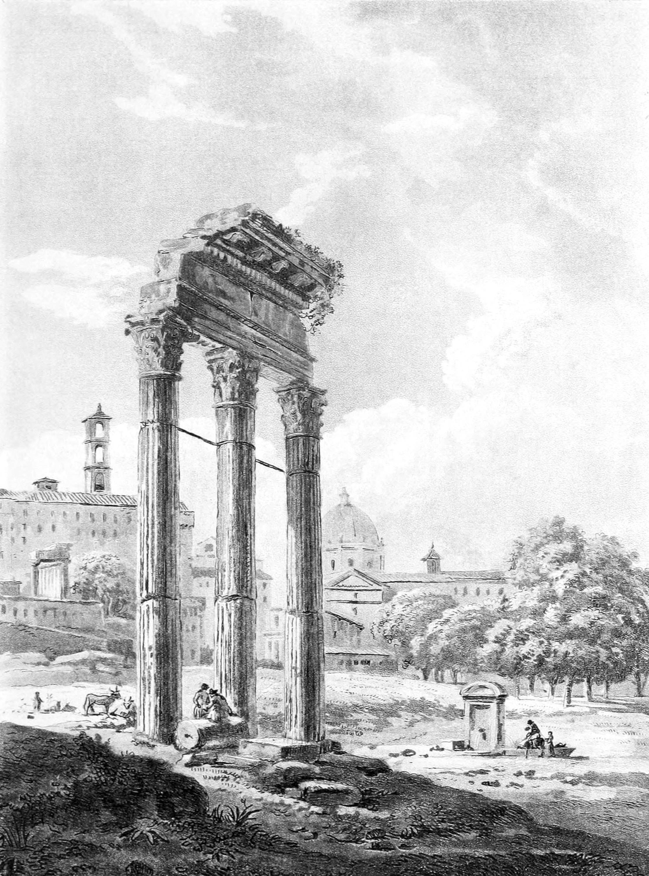 Remains of the Temple of Jupiter Stator