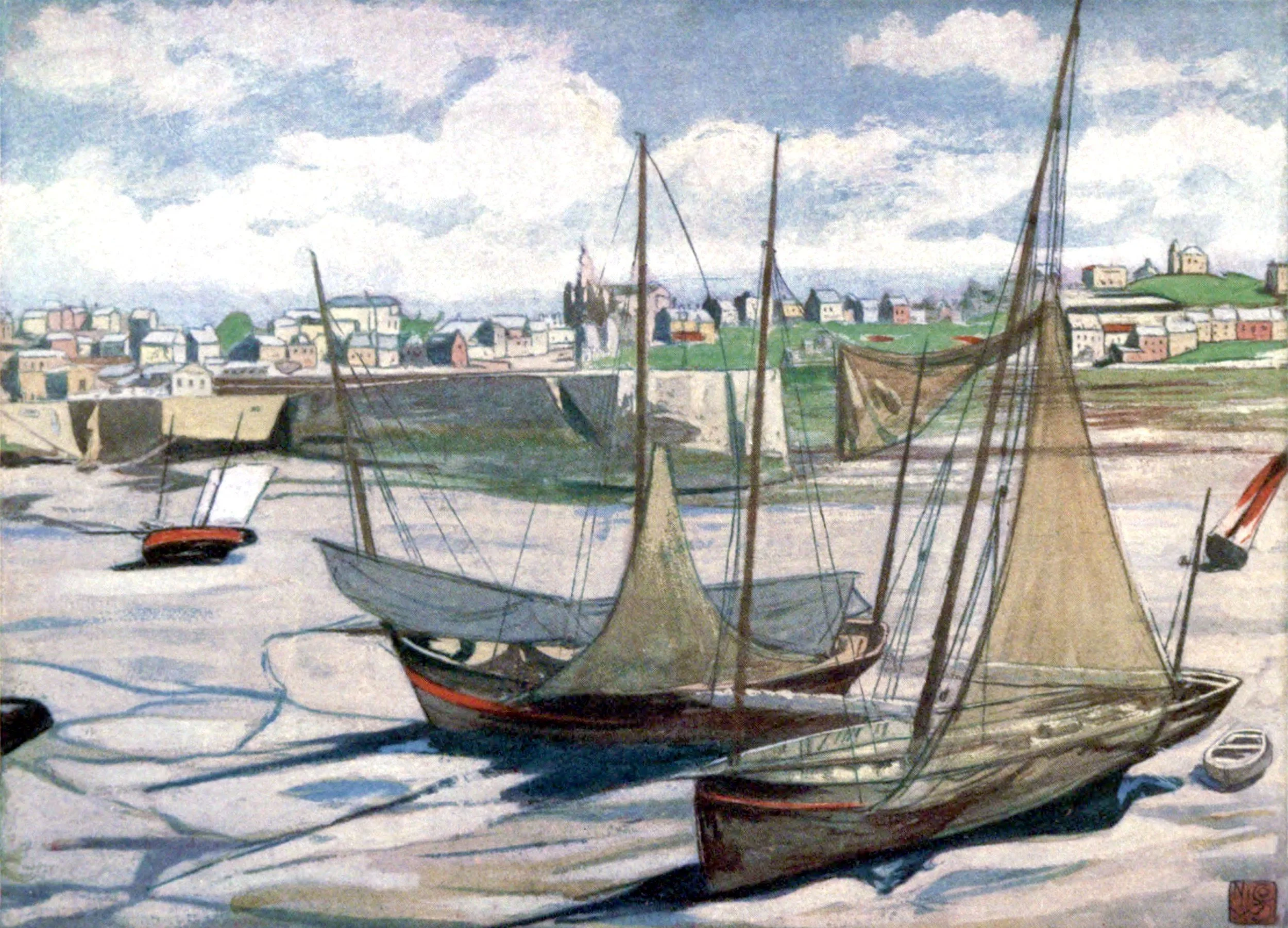 The Harbor at Low Tide, Granville