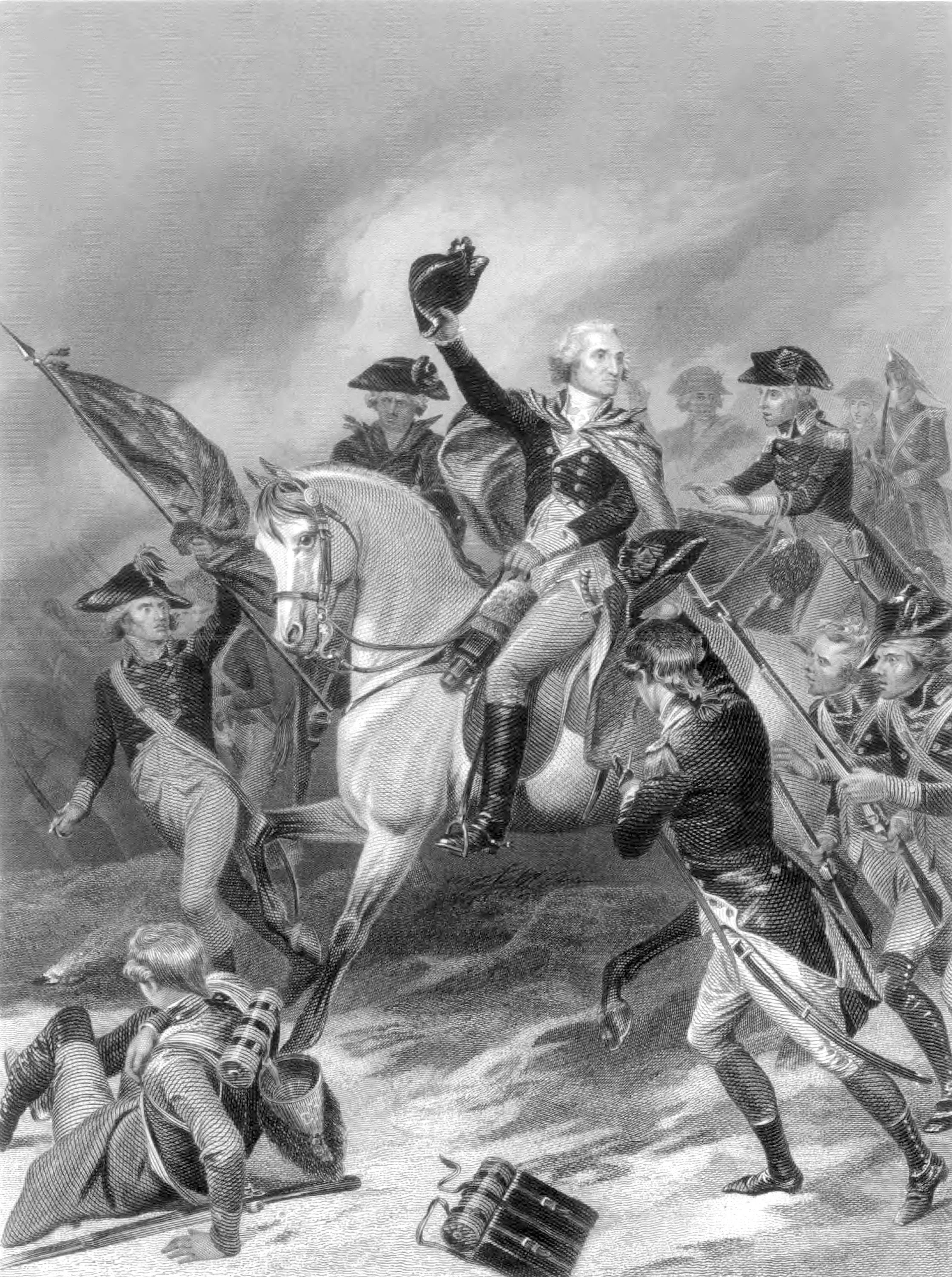 Washington at the Battle of Princeton