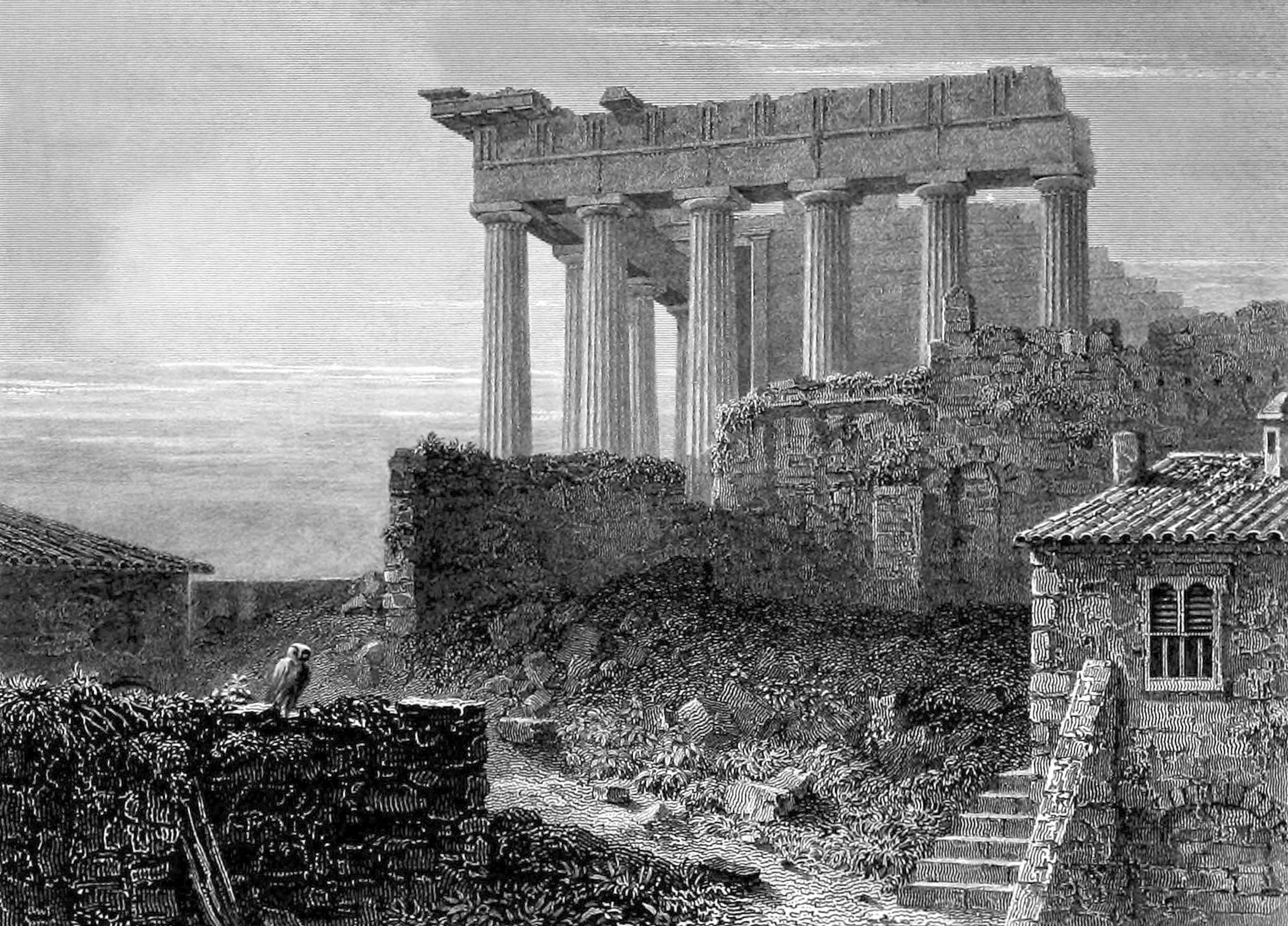 Part of the Temple of Minerva