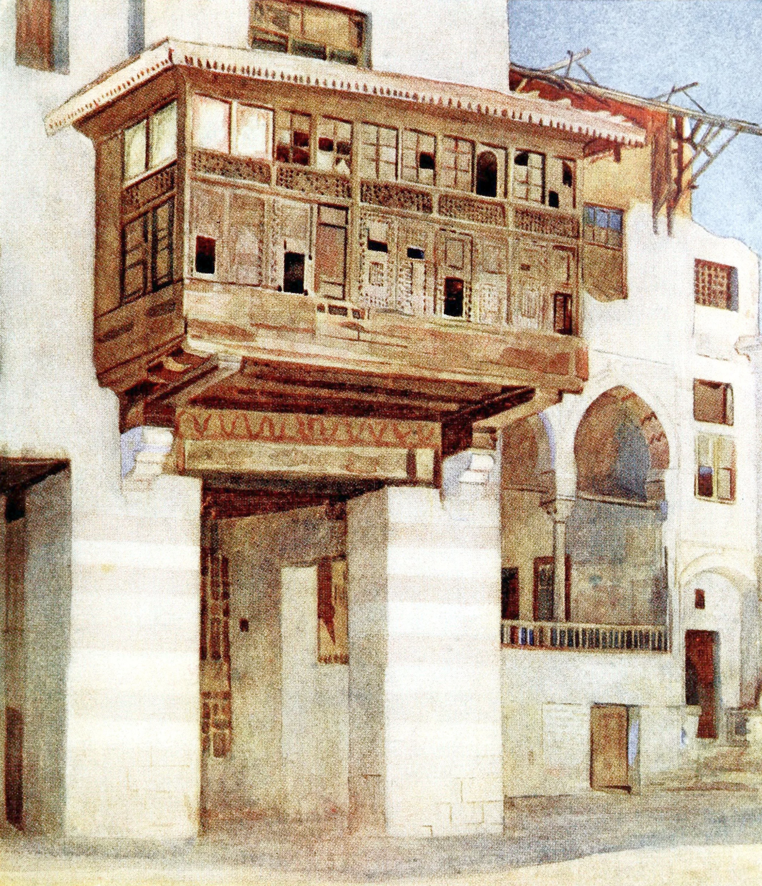 An Old House Near the Tentmakers's Bazaar, Cairo