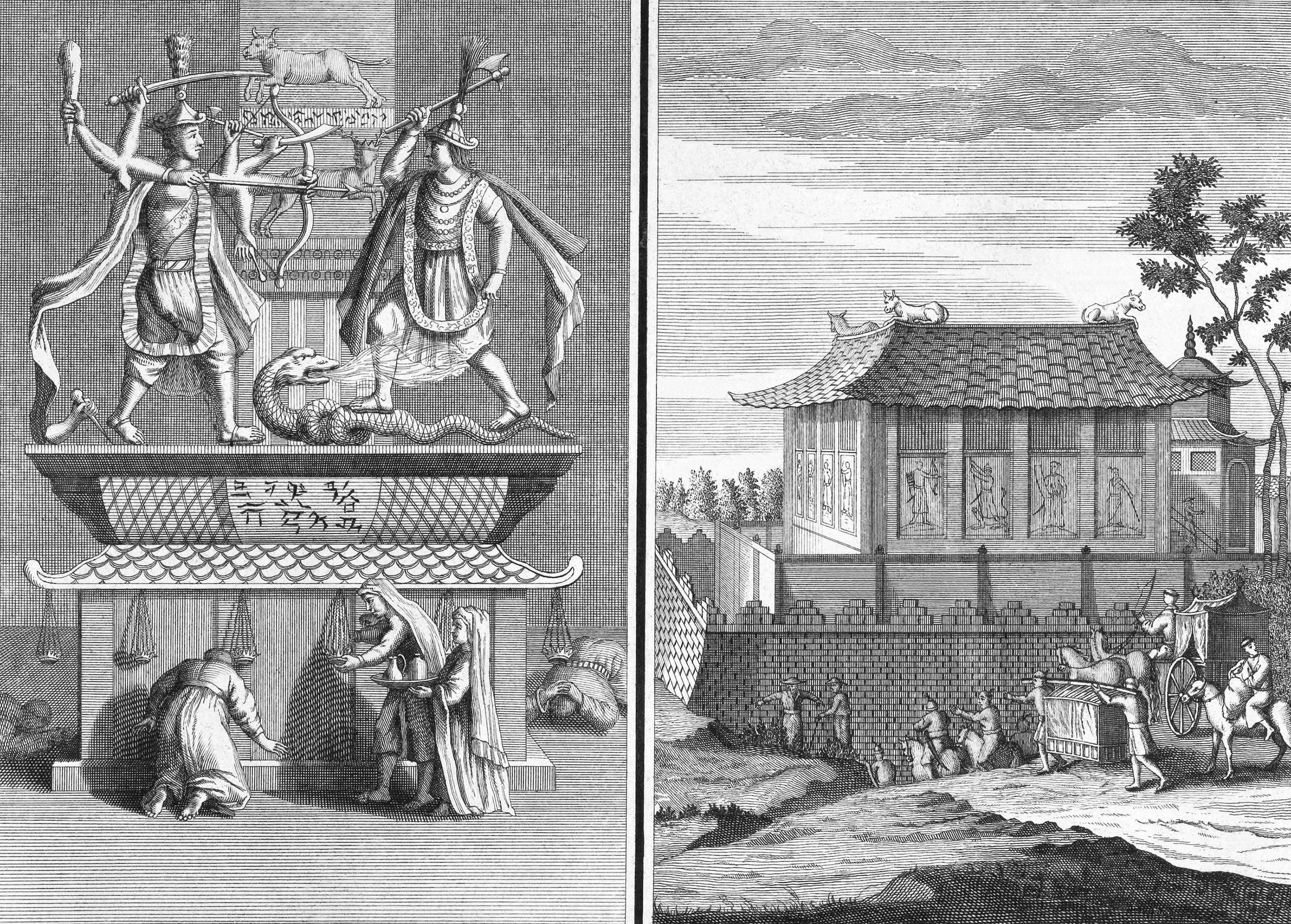 Toranga, a Japanese Deity. The Toranga Pagoda