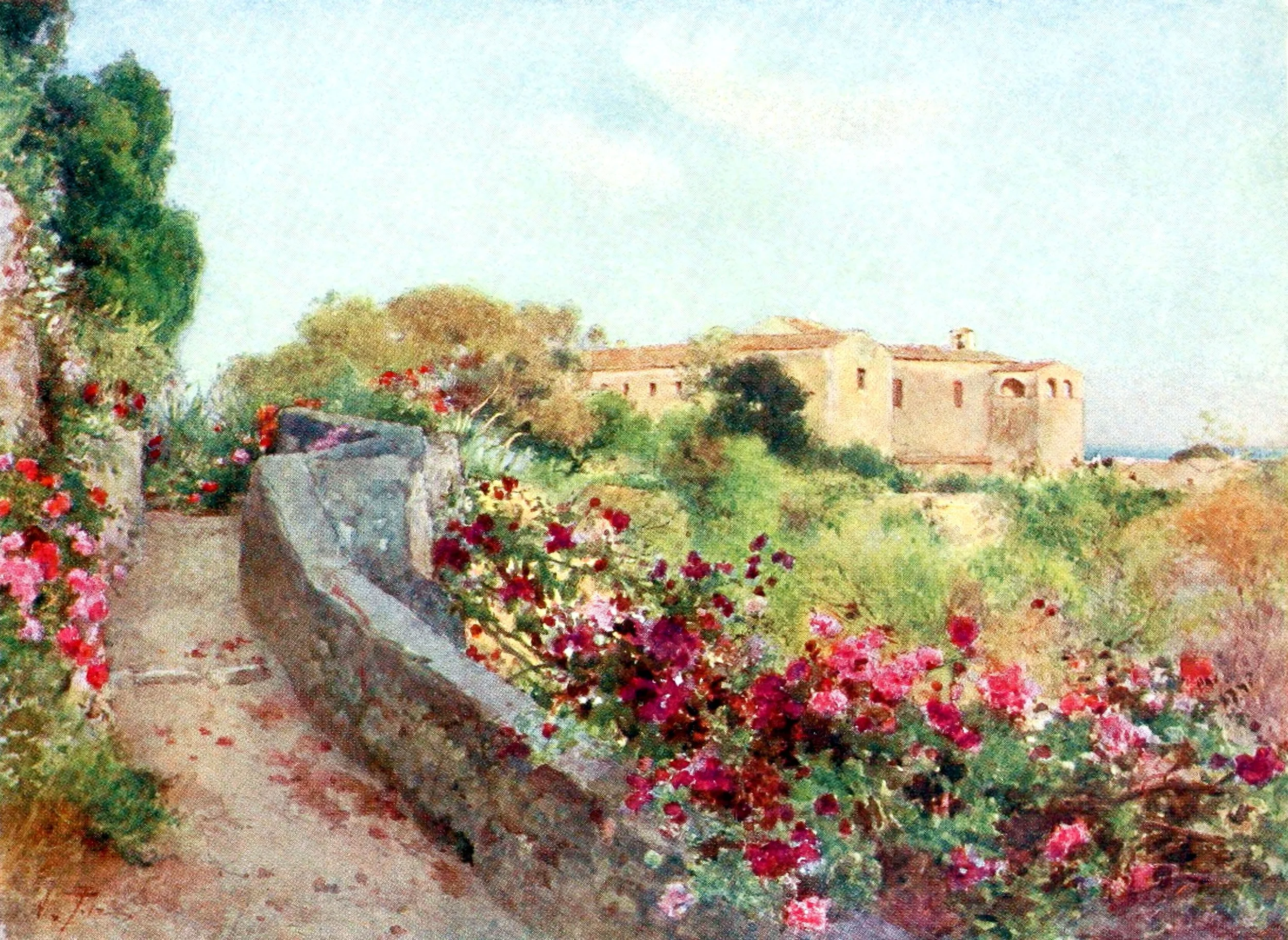 Convent of the Capuccini from Villa Politi, Syracuse