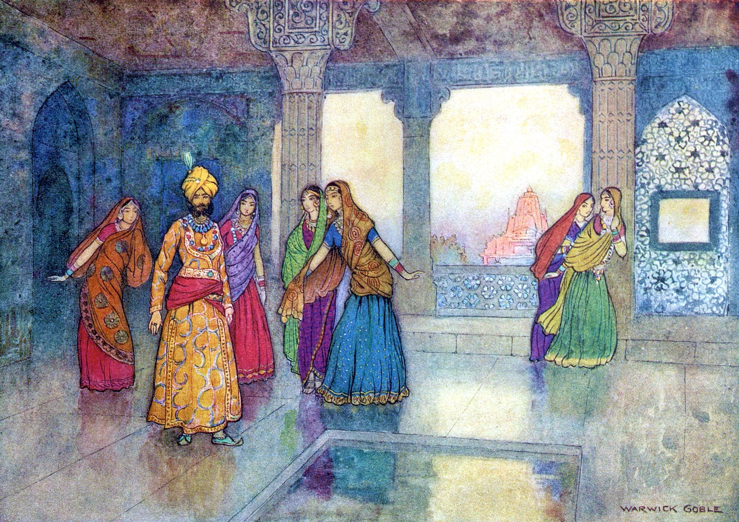 The six queens tried to comfort him