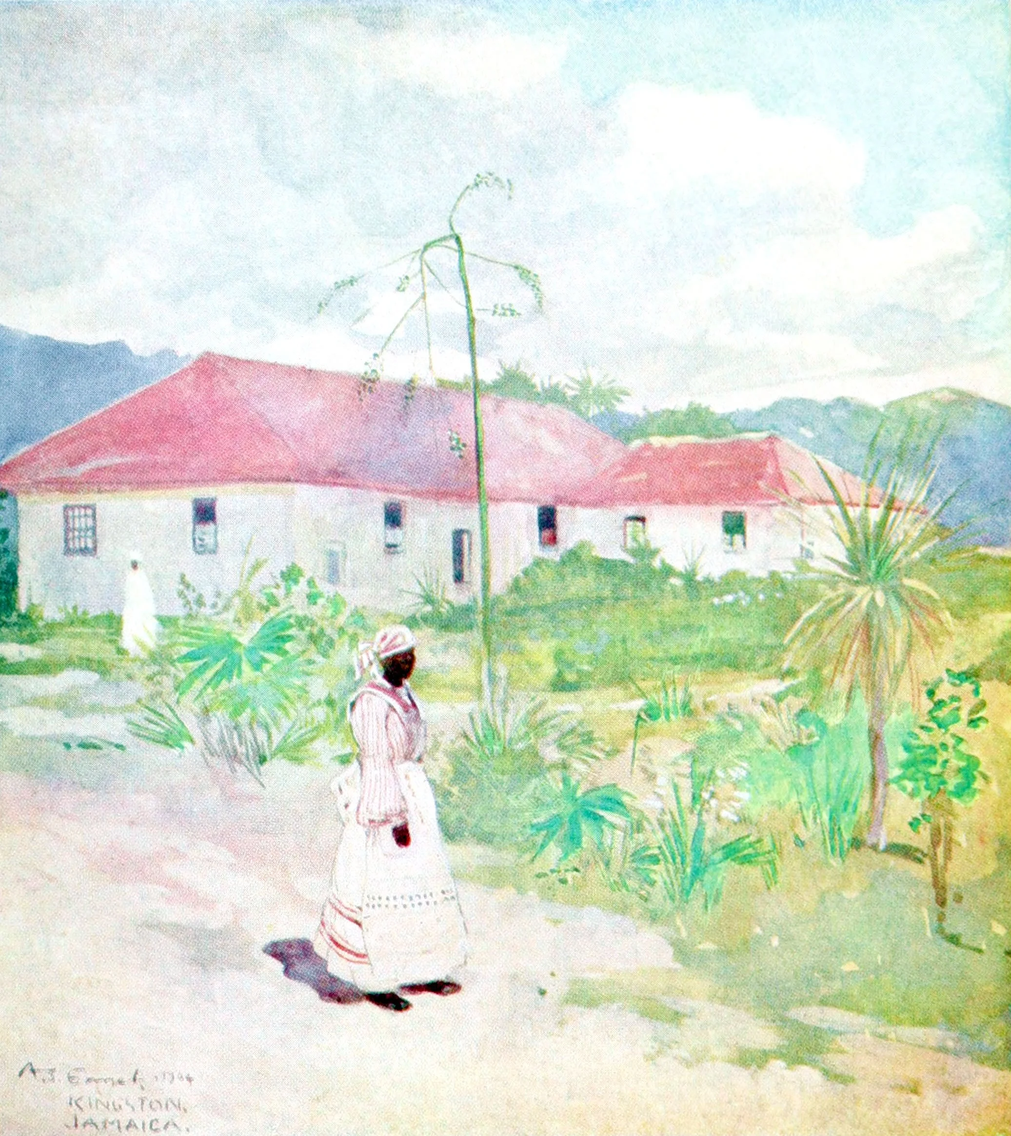 Outer houses near Kingston, Jamaica