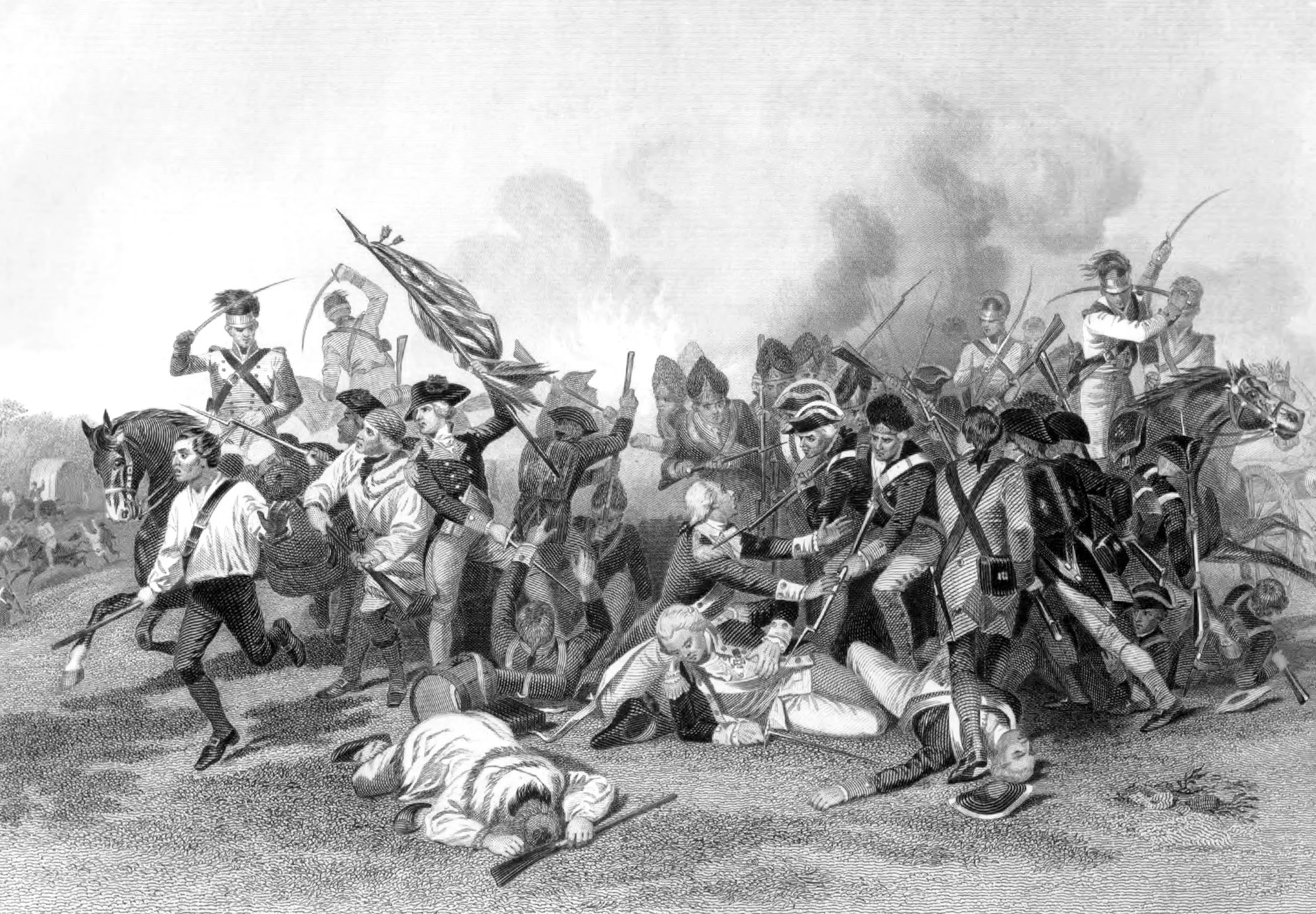 Battle of Camden-Death of De Kalb
