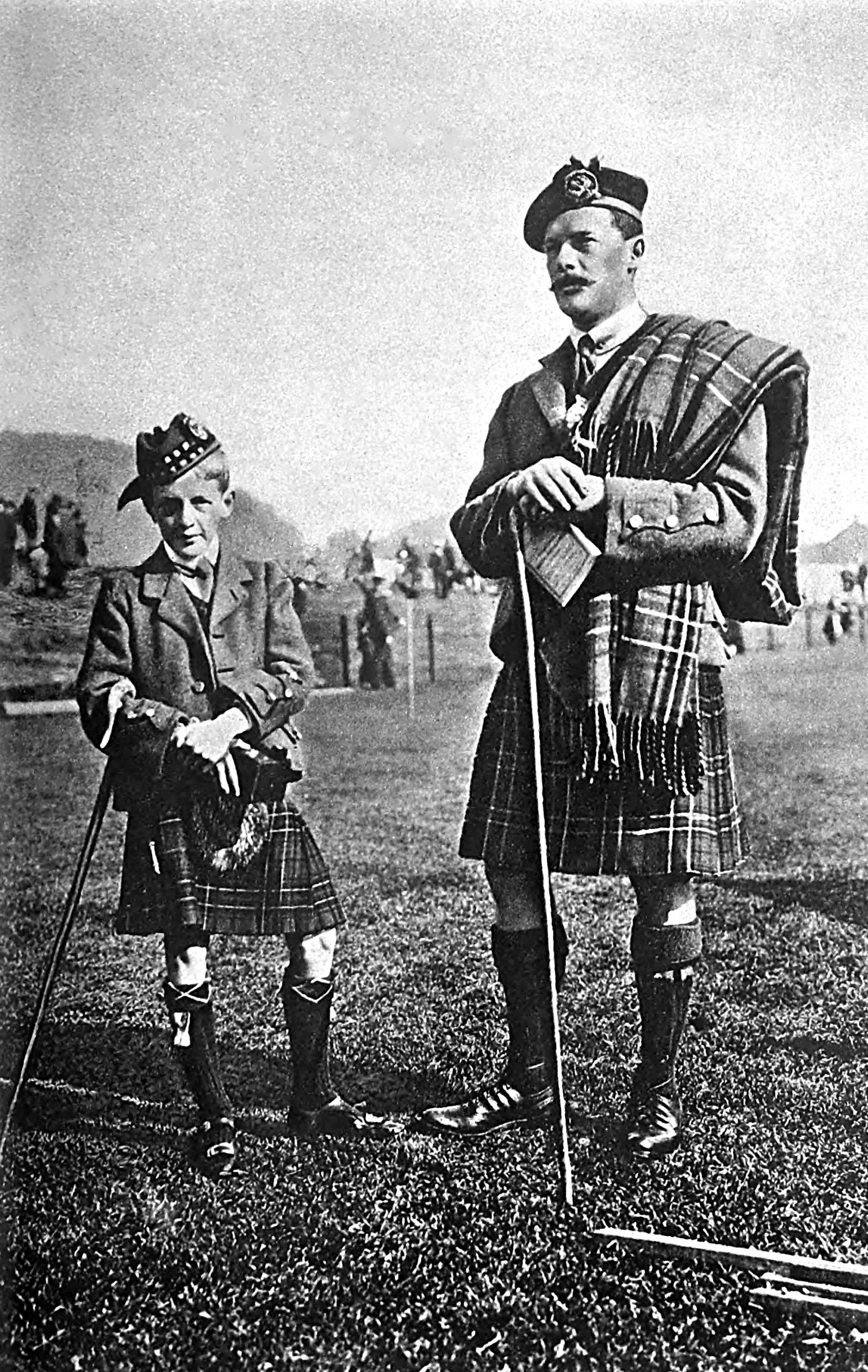 There is a Riot of Colour at Highland Games
