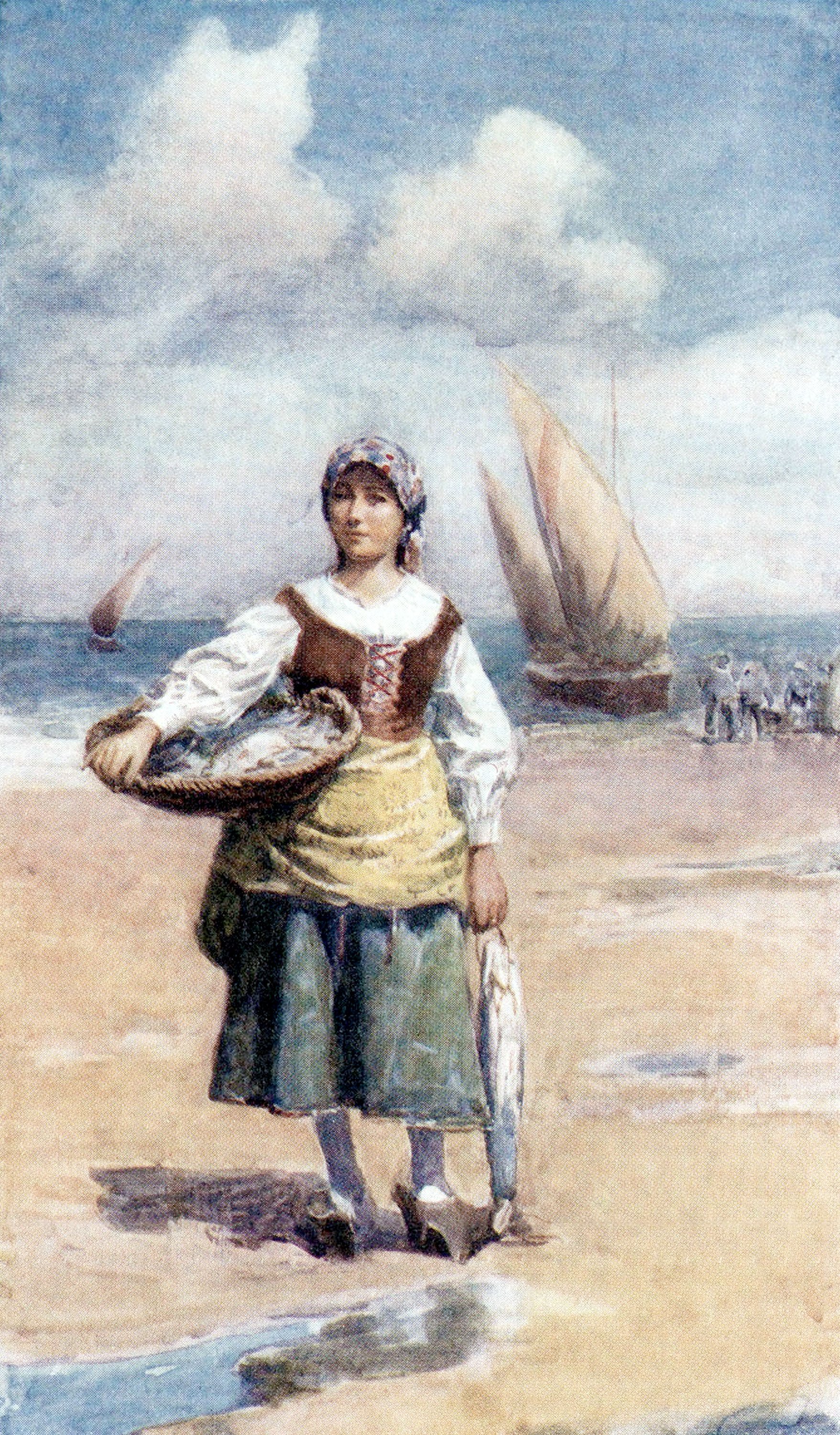 A Fisher Girl-Coast of Malaga