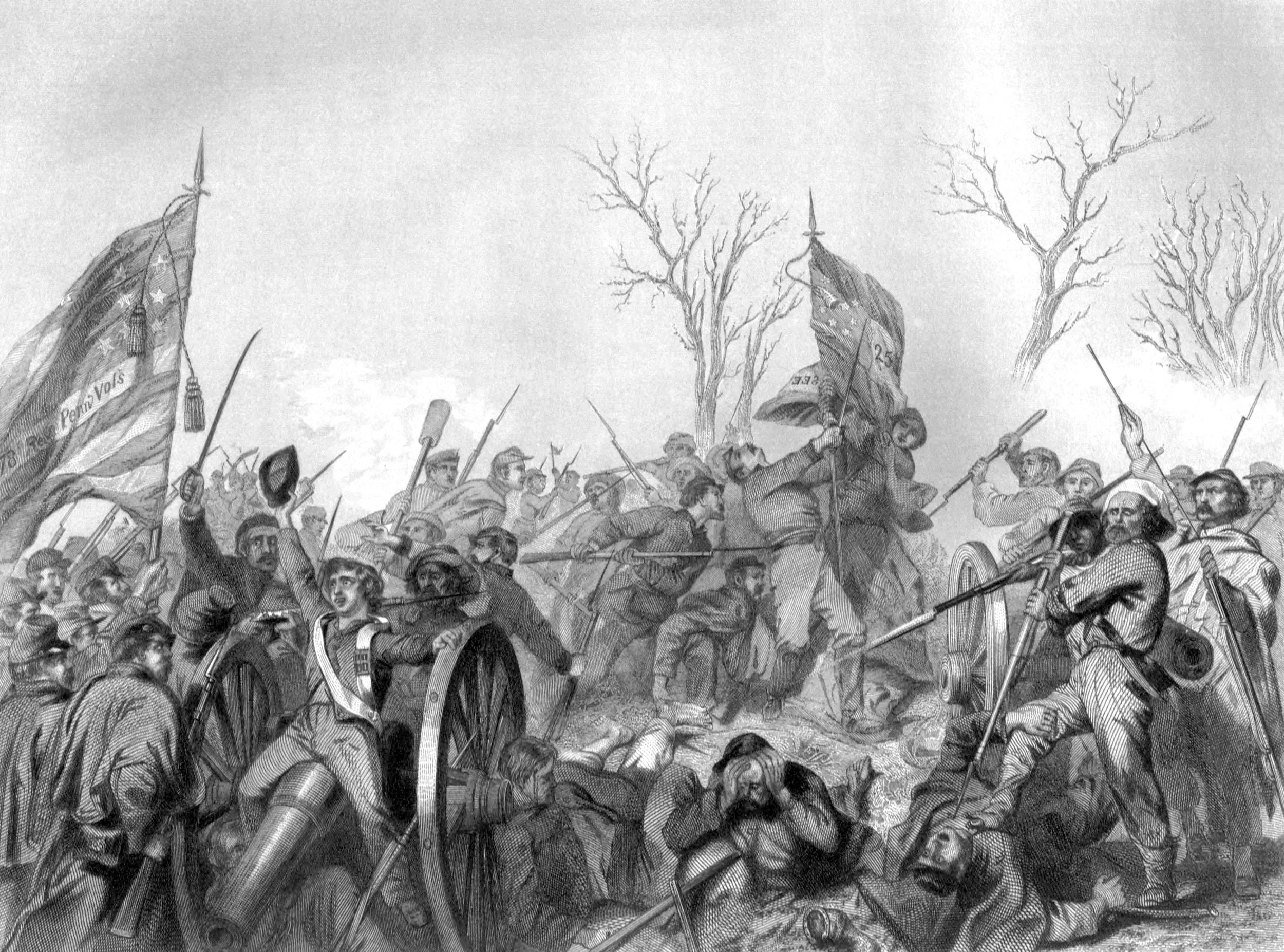 Battle of Murfresboro-Capture of a Confederate Flag