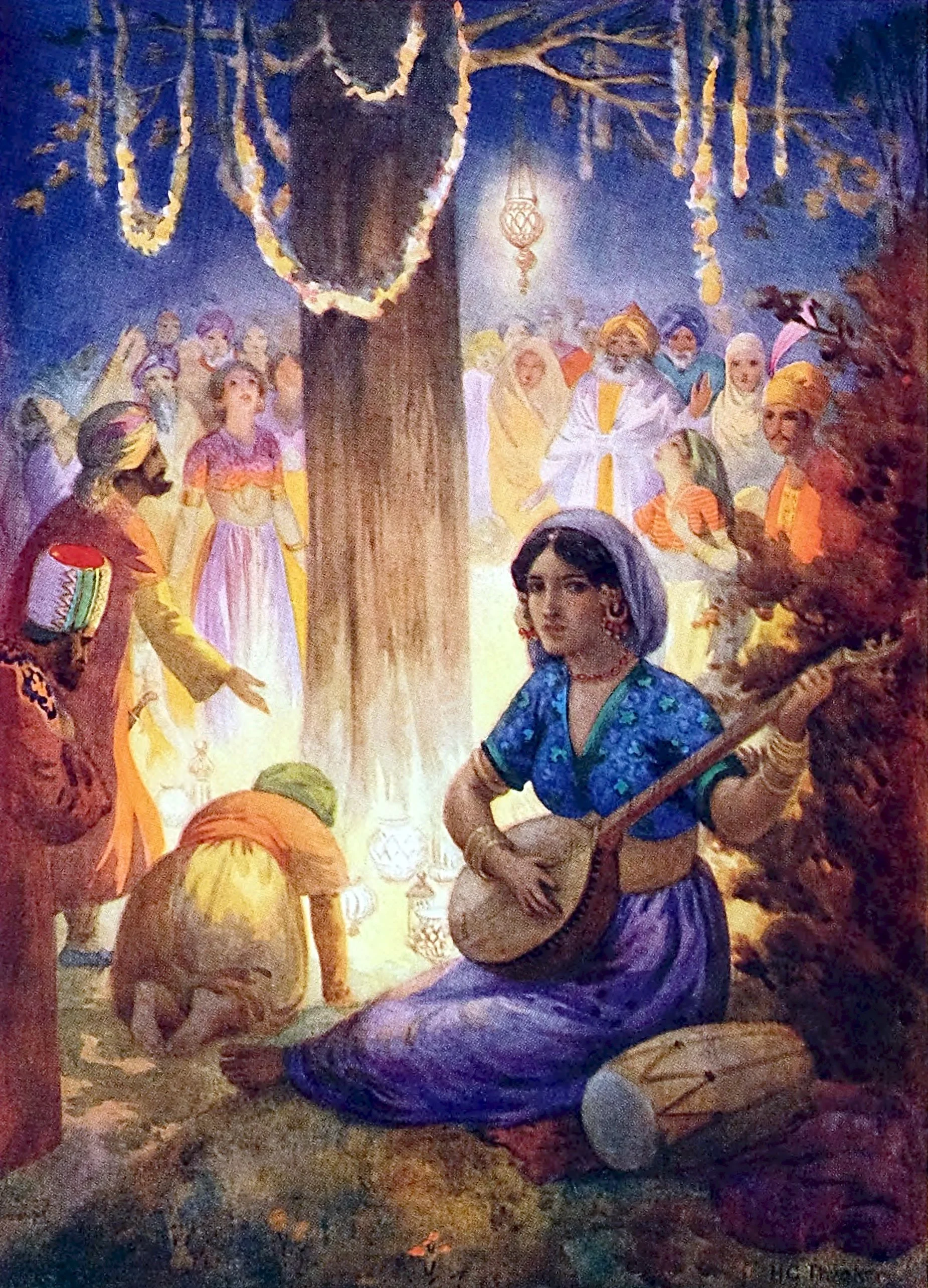 They Came with Garlands, Lamps, and Music-from The King's Column