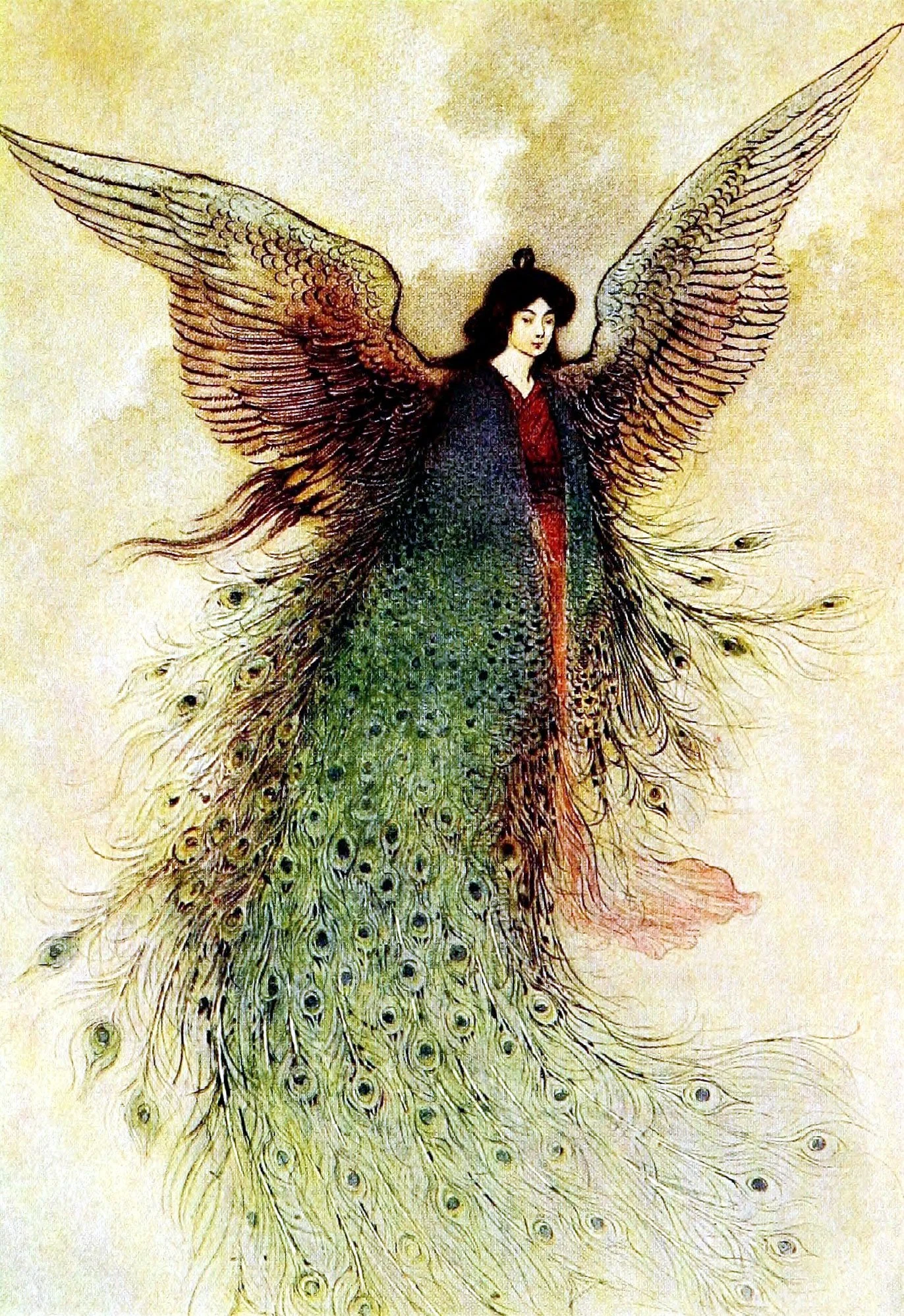 Green Willow and other Japanese fairy tales by Warwick Goble (1910)