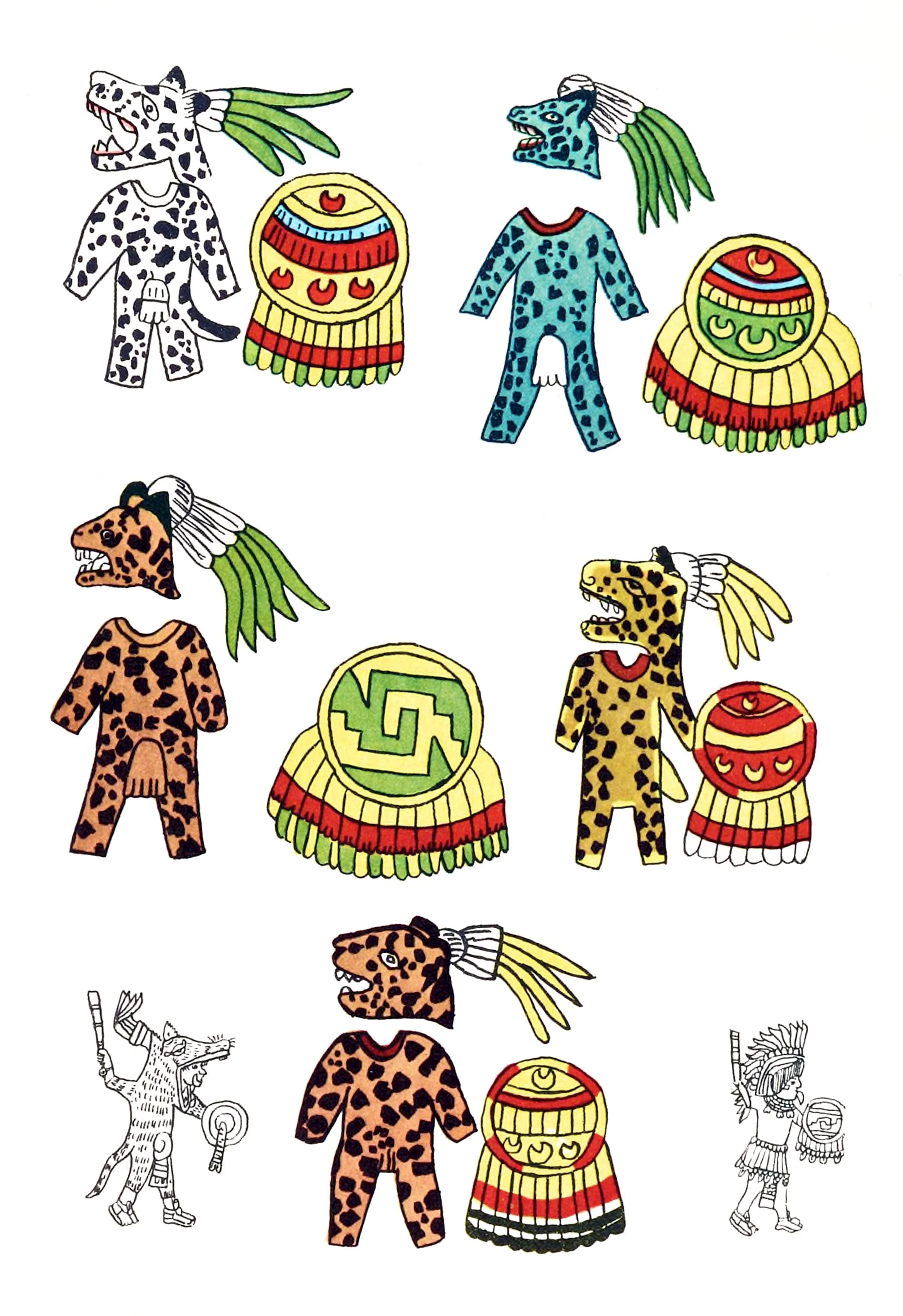 Tlaxacalan Warrior costumes
