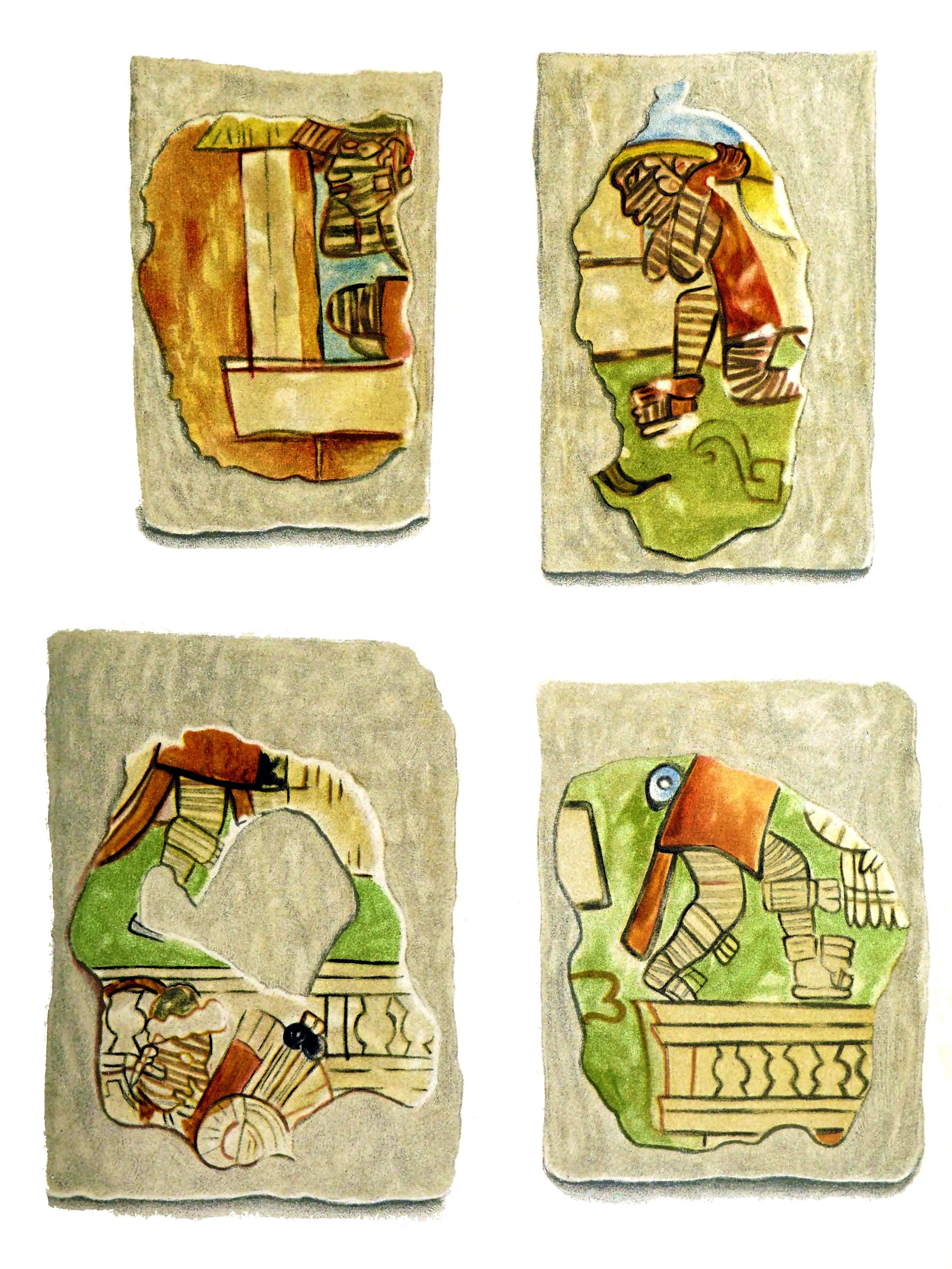 Plate 140 of the Temple of the Warriors