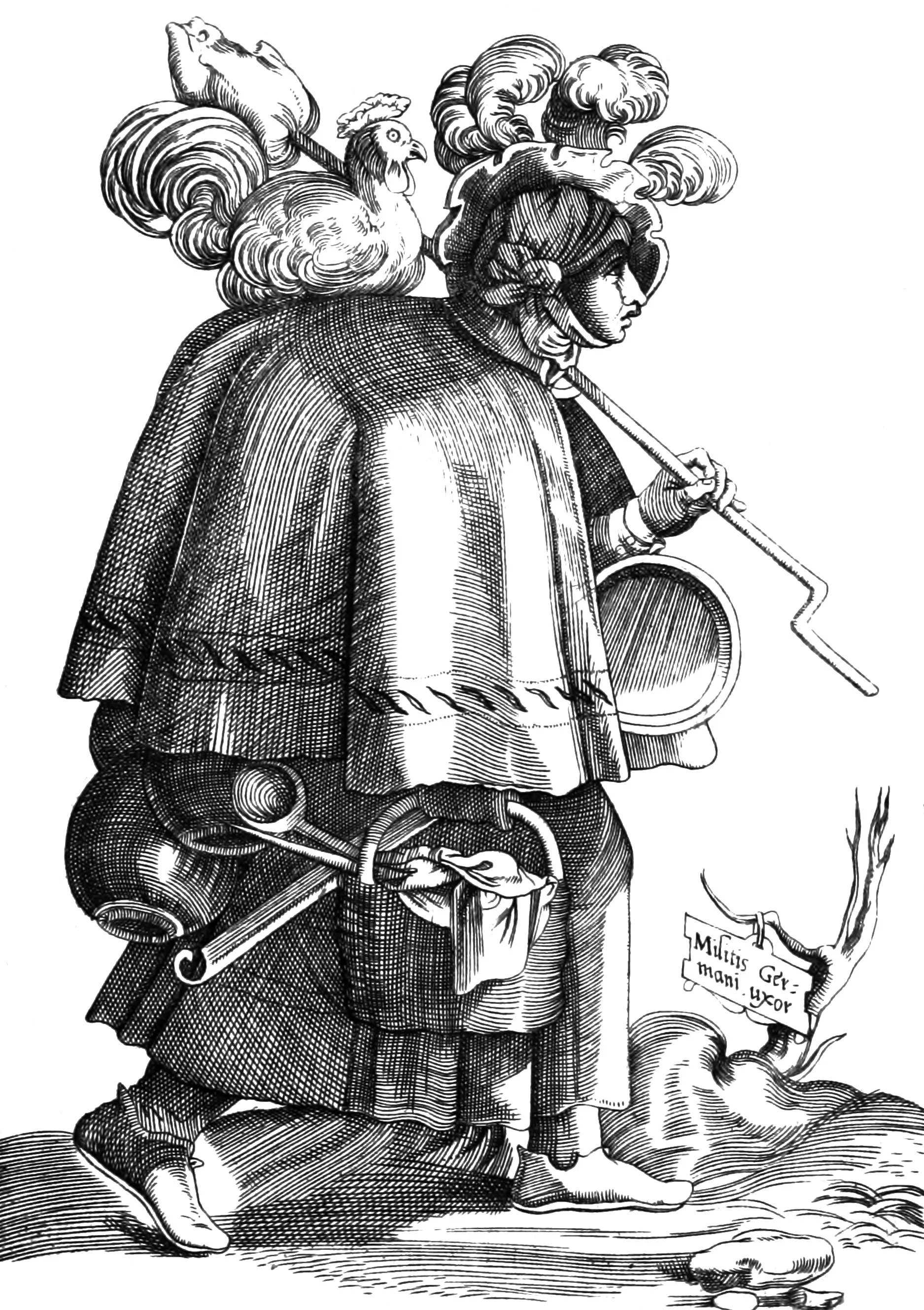 European Costumes in 1563 by Fernando Bertelli (1563)