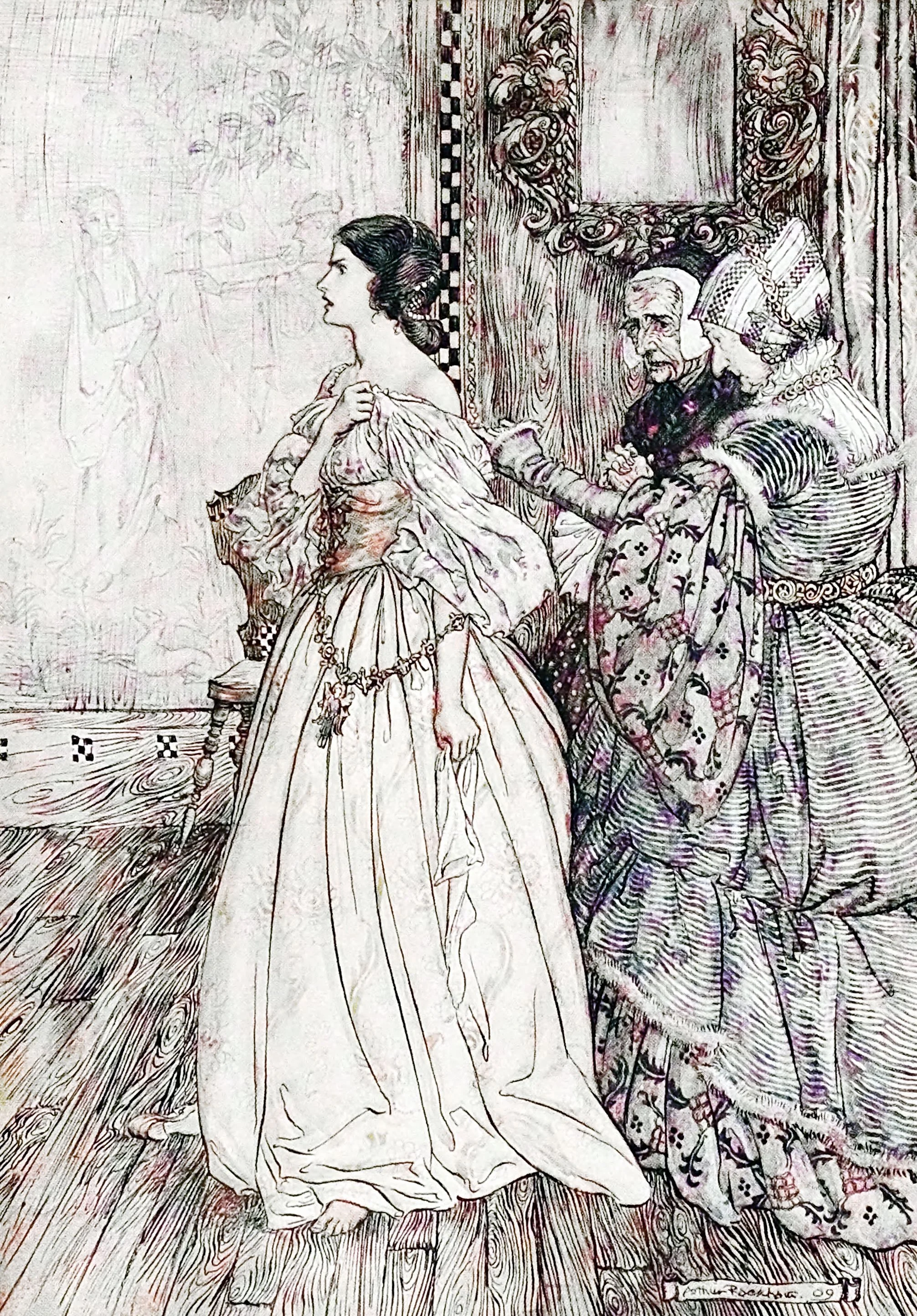 She hath a mark, like a violet, between her shoulders