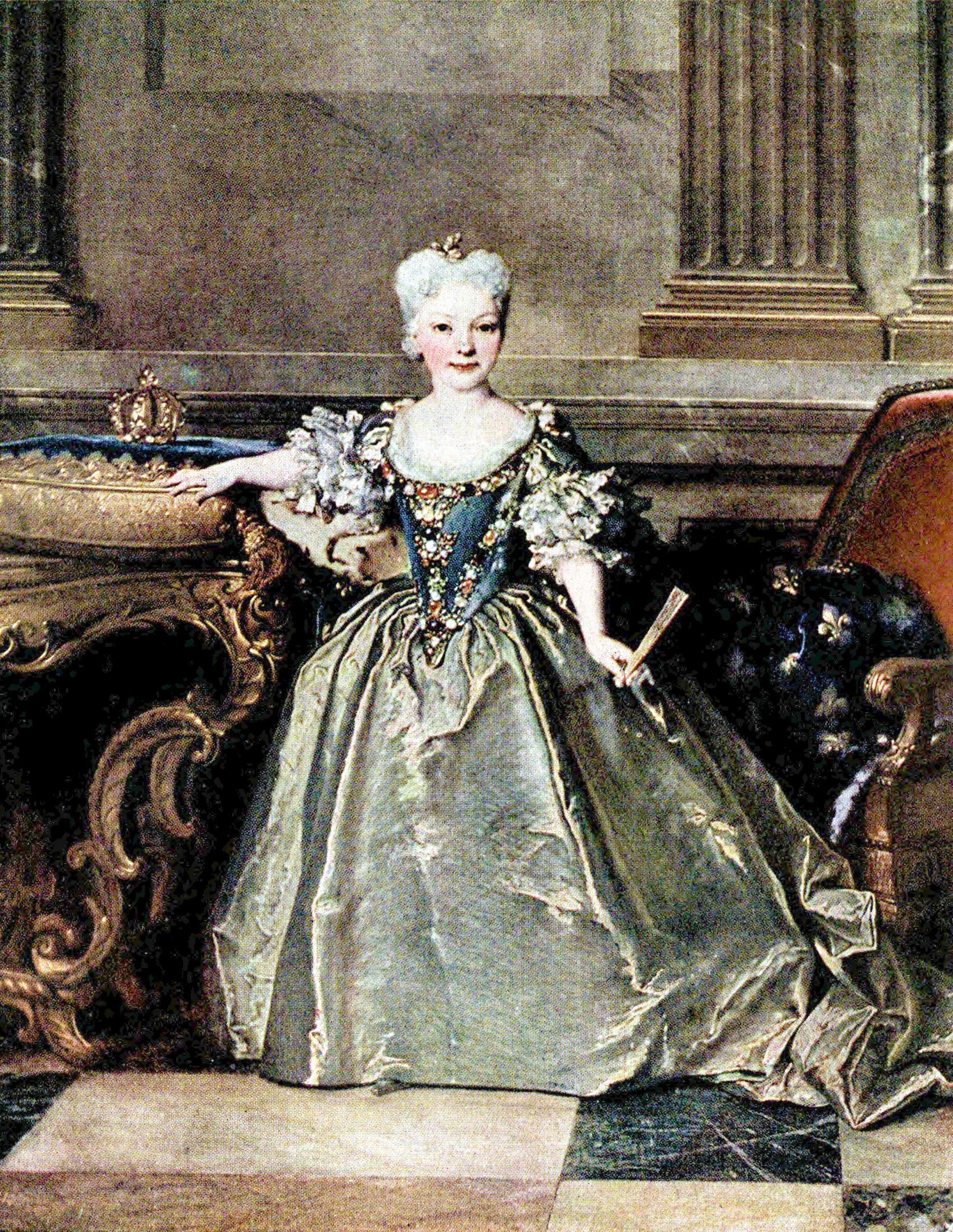Infanta Anna Victoria de Bourbon by Largilliere