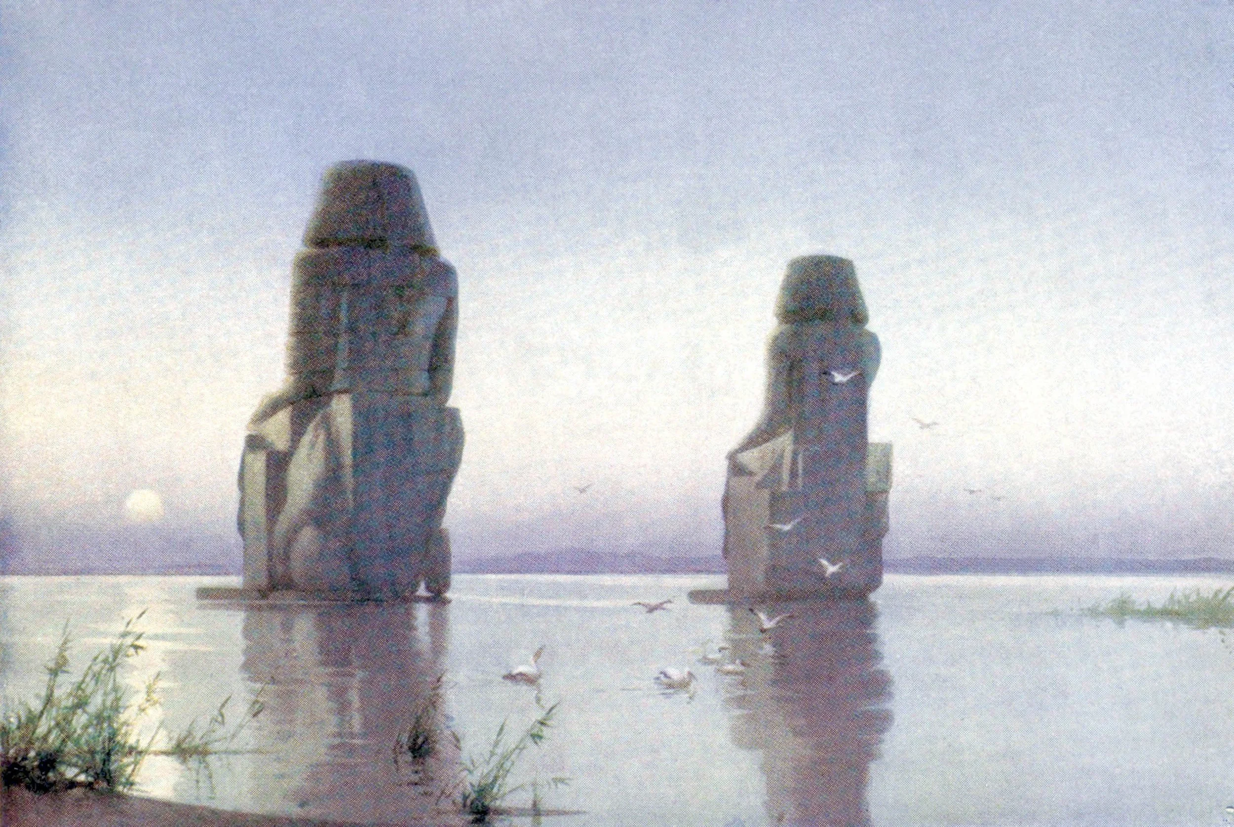 The Colossi of Thebes-Moonrise