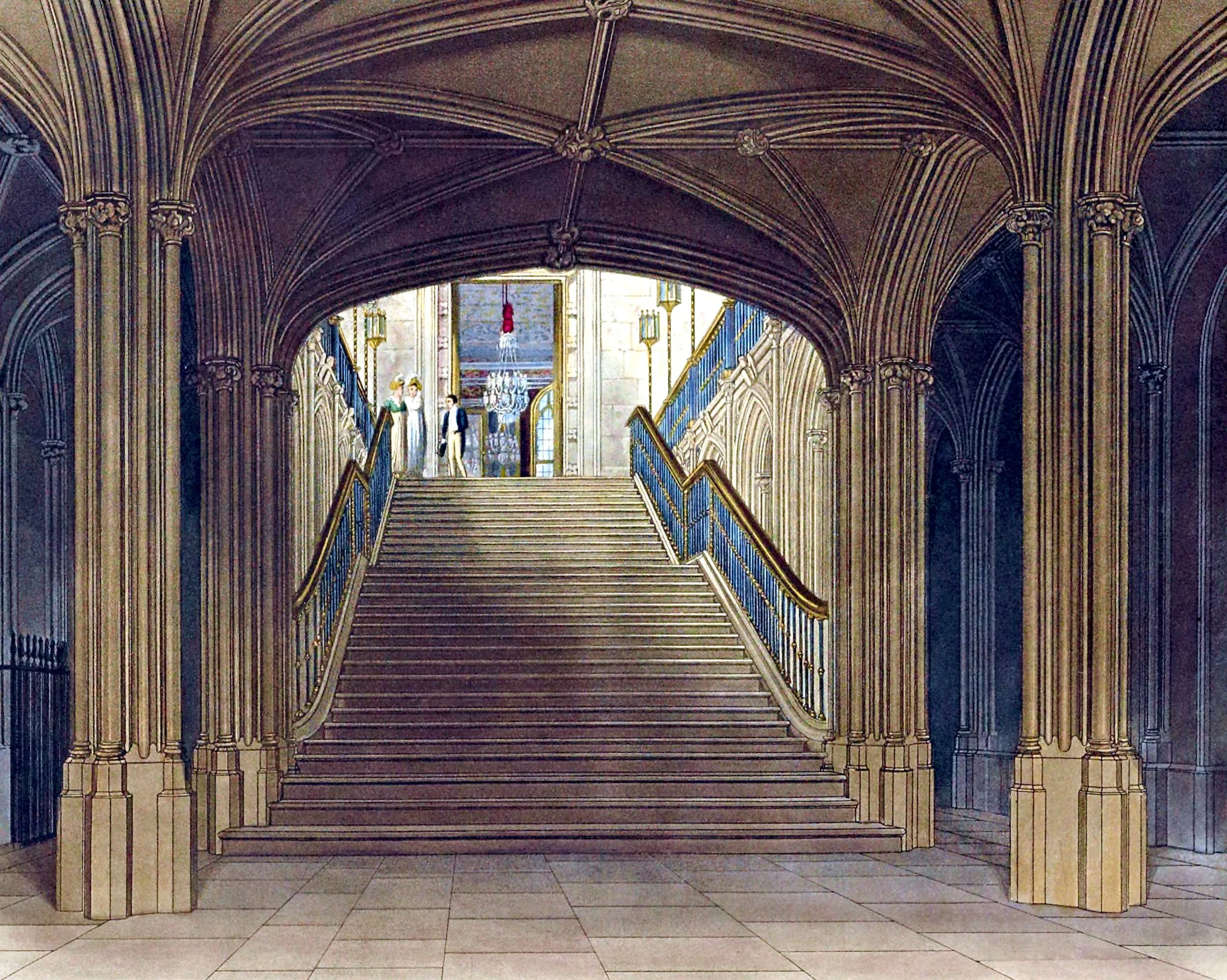 Staircase, Windsor Castle
