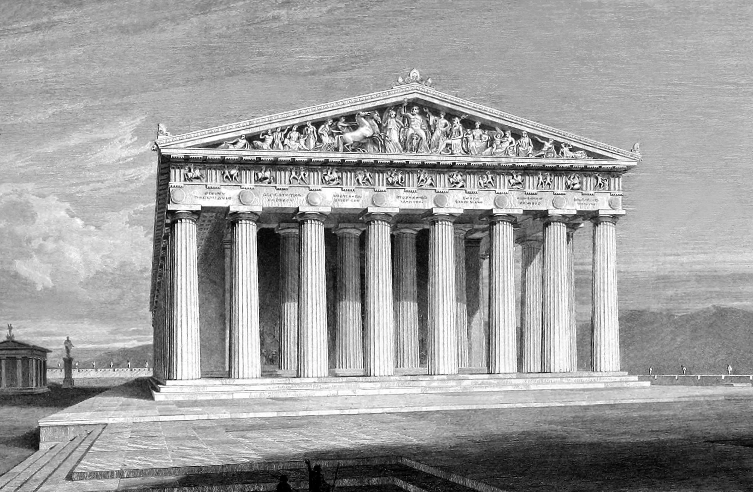 Restoration of the West Front of the Parthenon of Athens