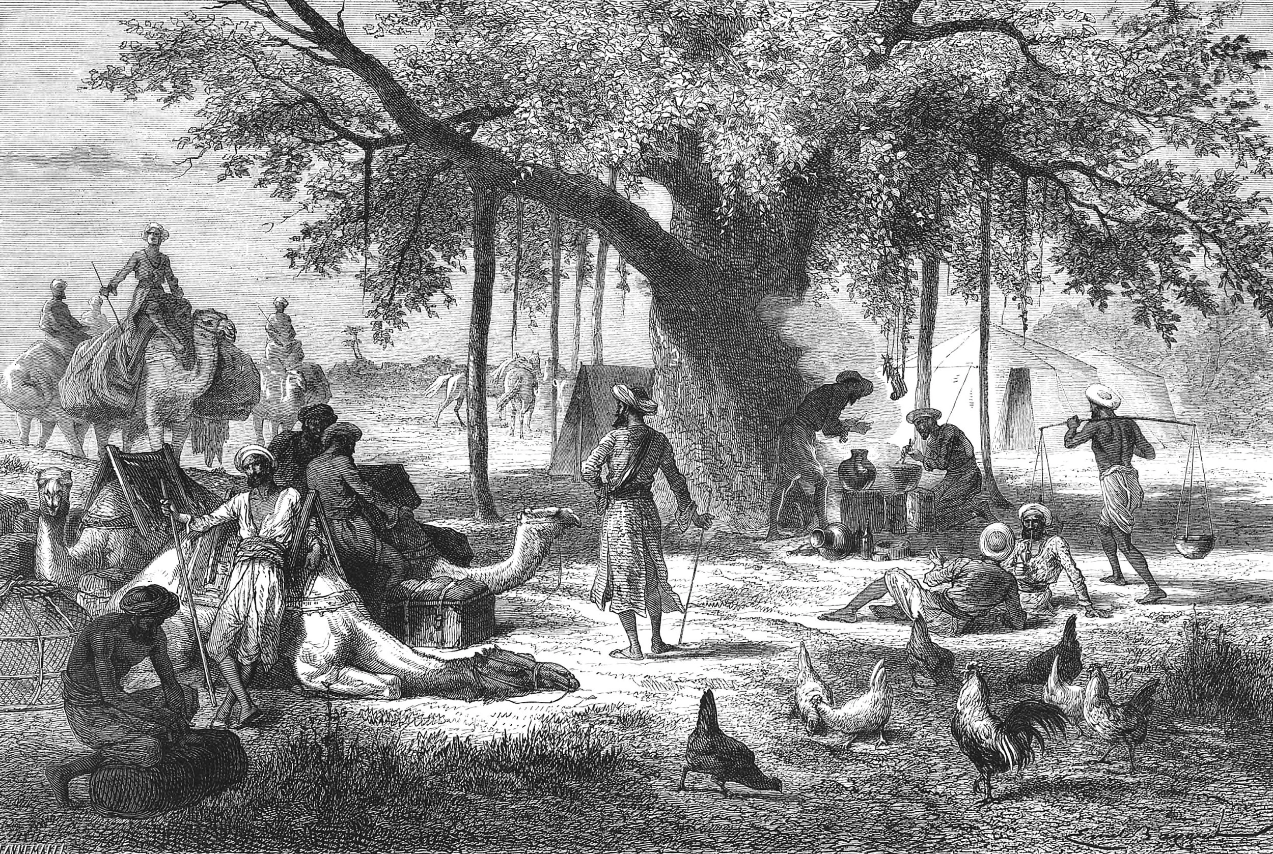 Encampment at Rajput