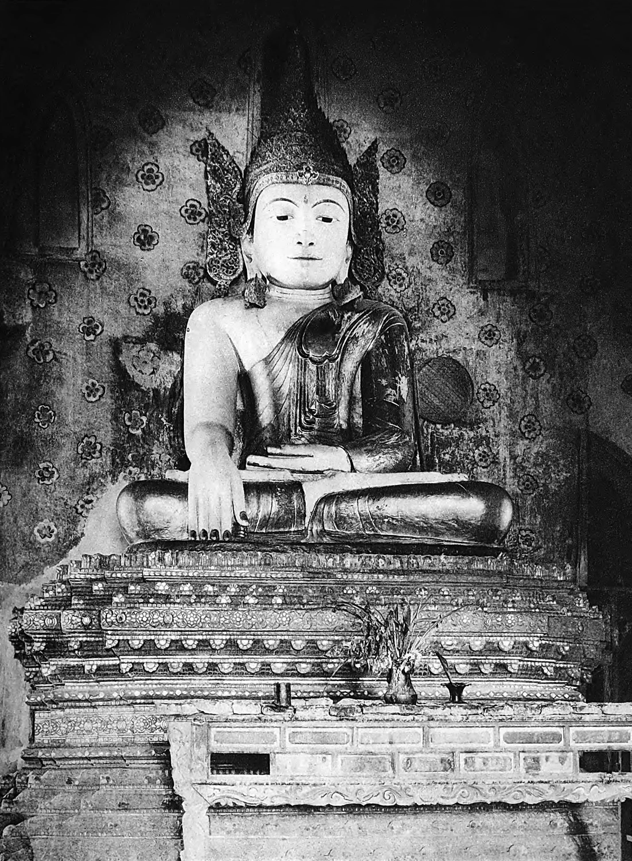 Buddha Statue in a temple near Ava