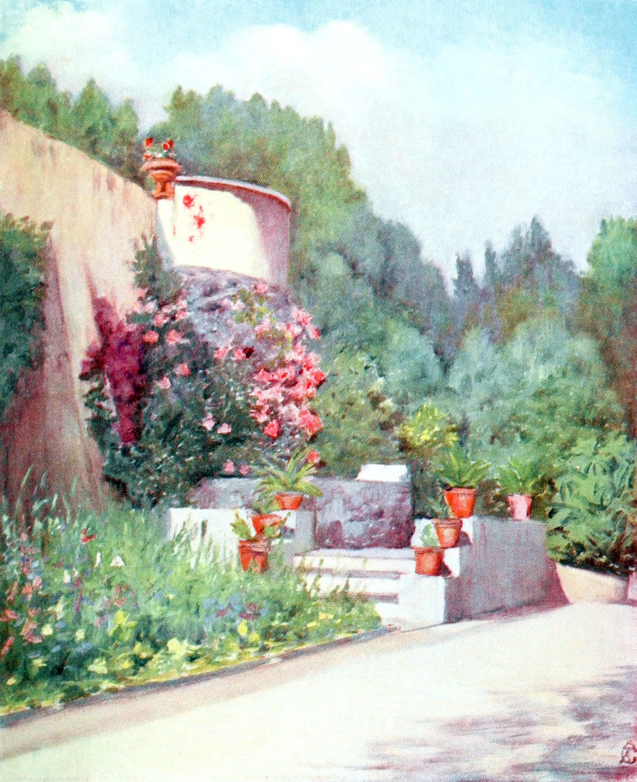 A Terrace in the Villa Rosebery