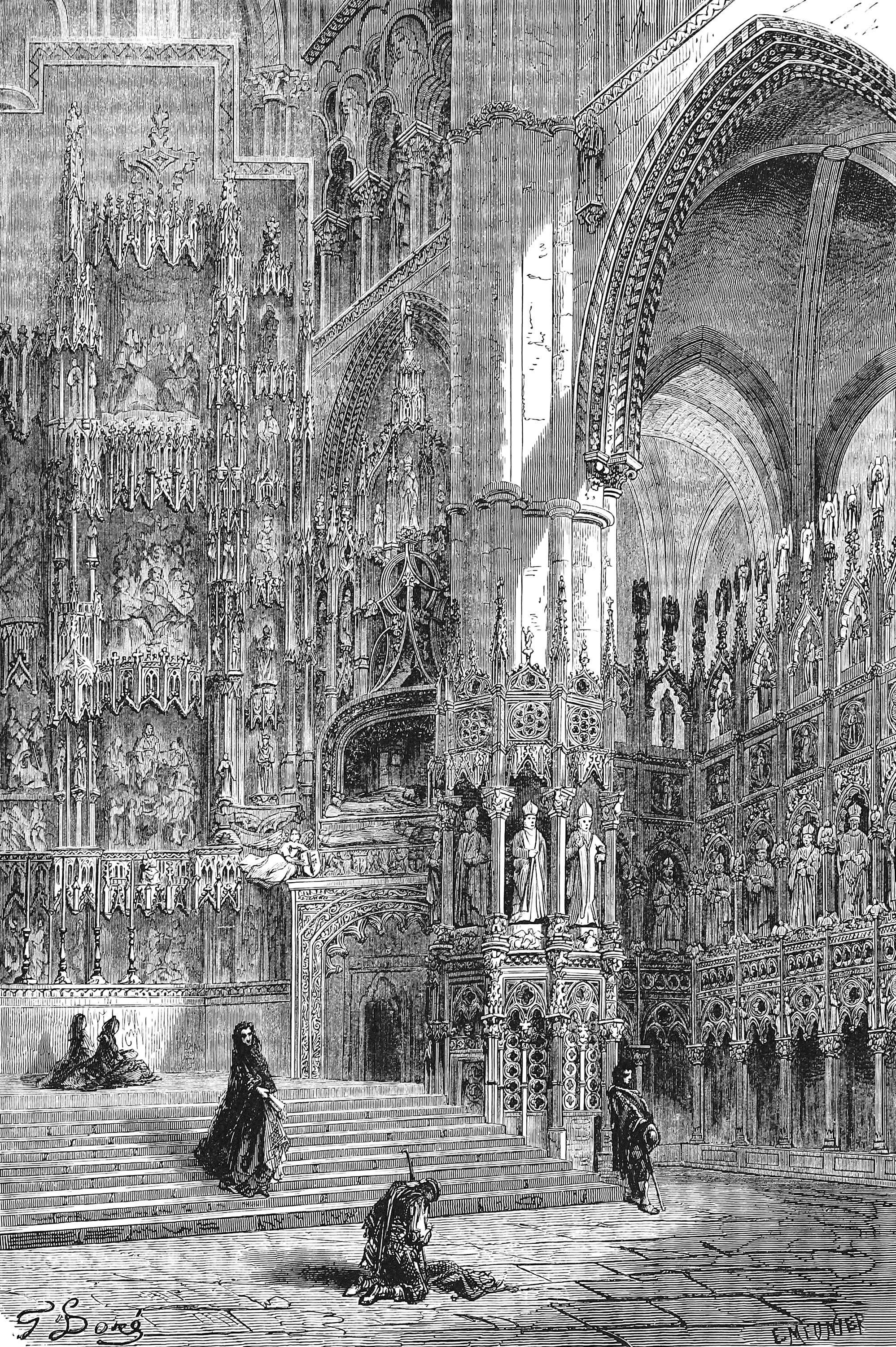 Interior of Toledo Cathedral