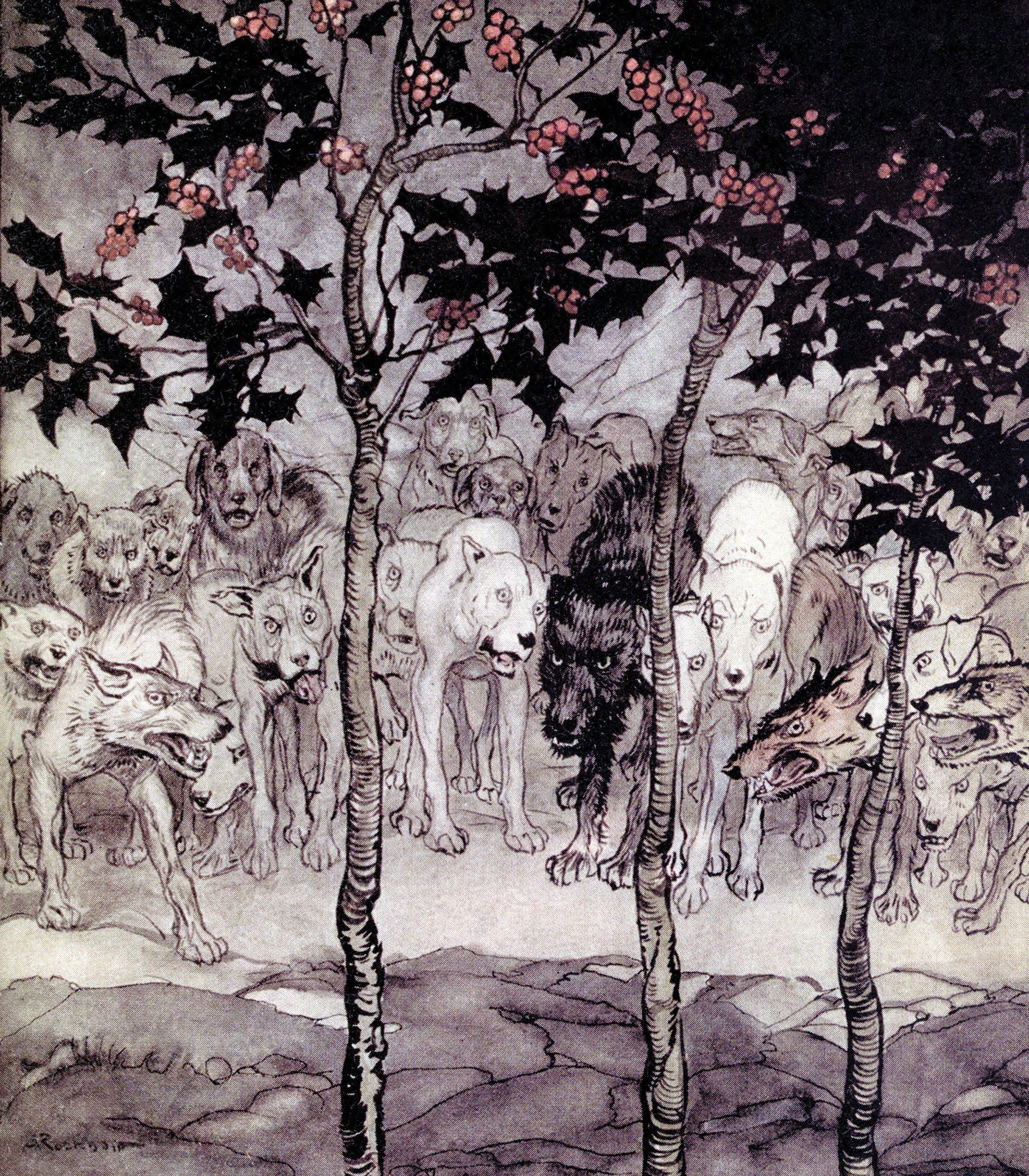 They stood outside, filled with savagery and terror