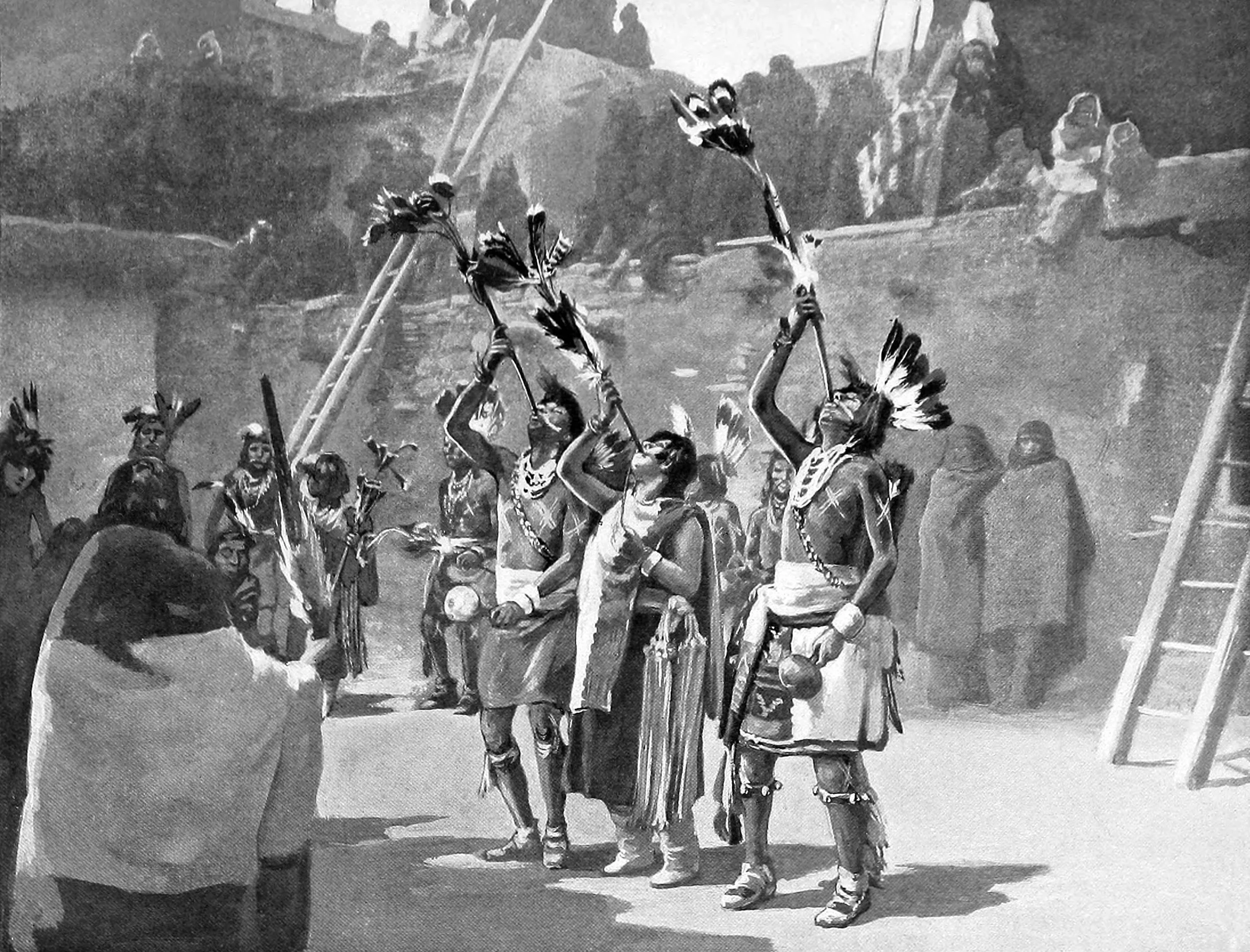 Sword Swallowers of Ma'Ke Hlan'Nakwe (Great Fire Fraternity)