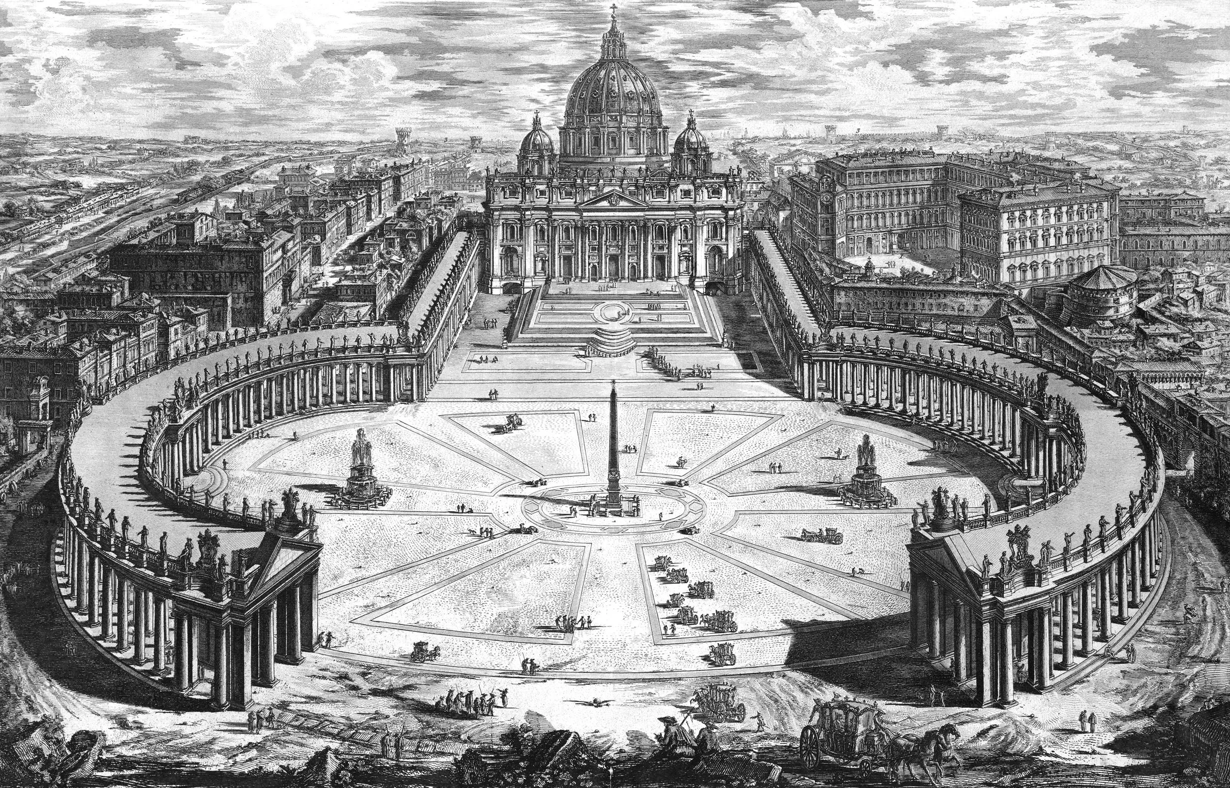 Rome in 1796 by Giambattista Piranesi