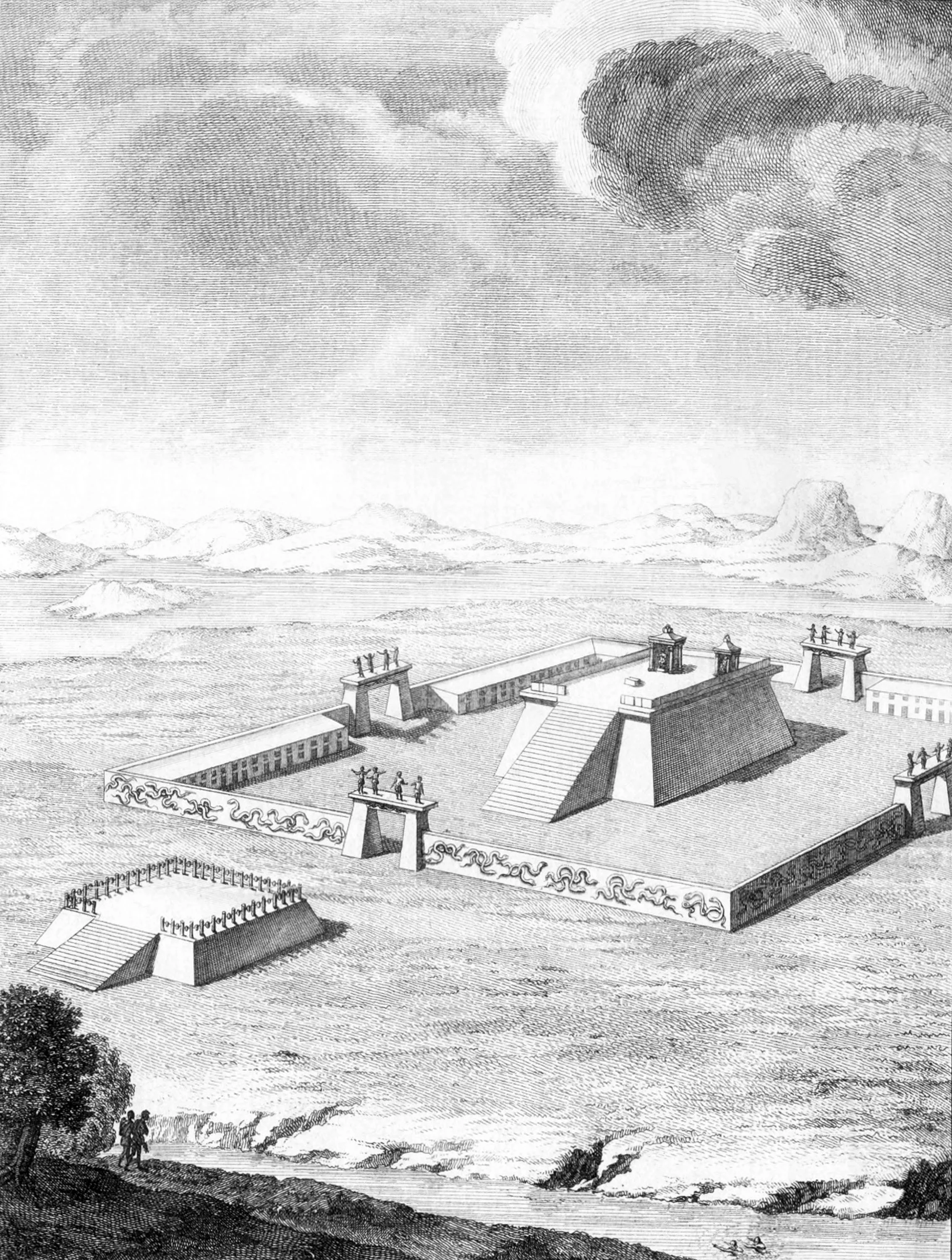 The main temple of Mexico, dedicated to the God of War
