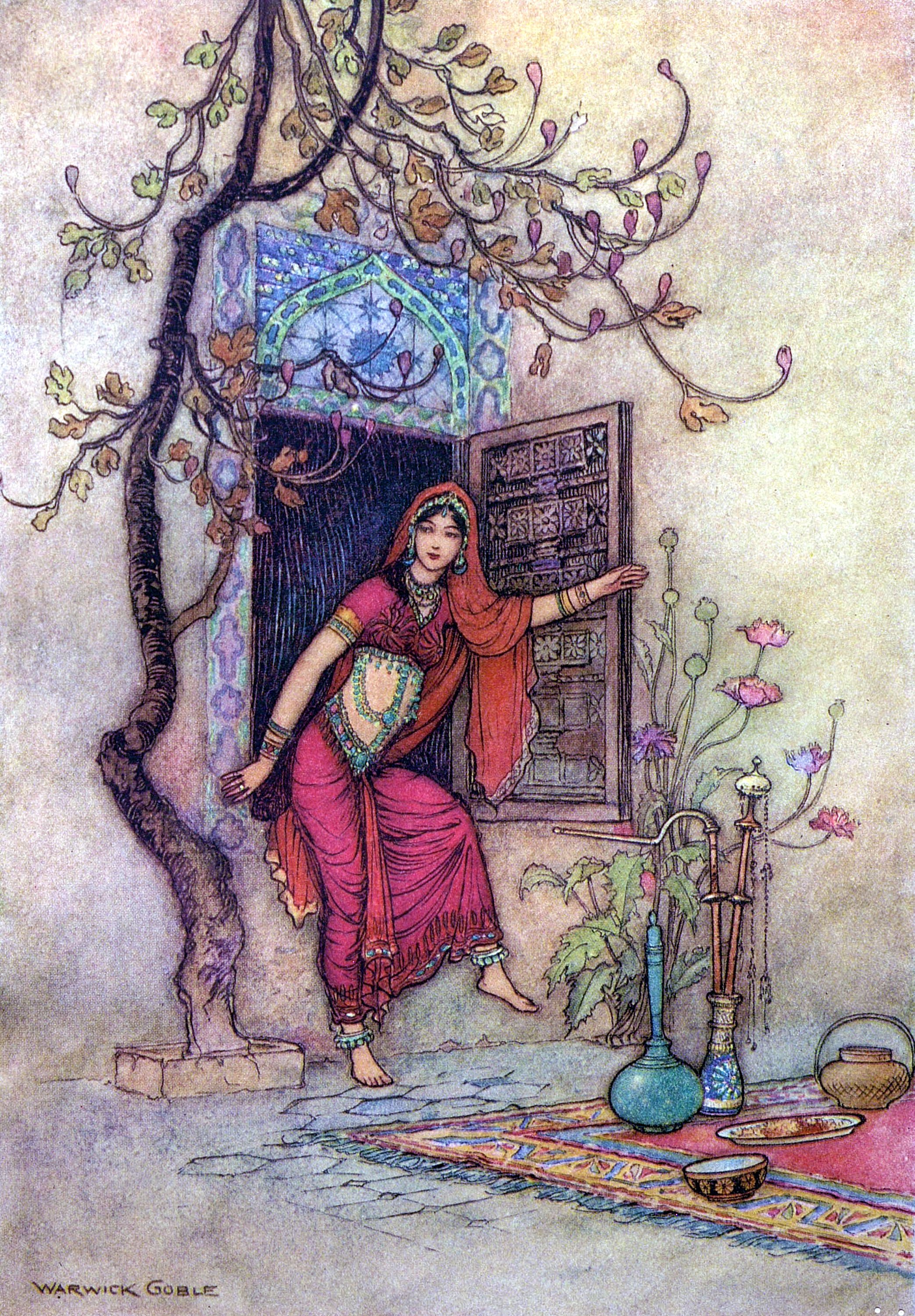 The Girl of the Wall-Almirah