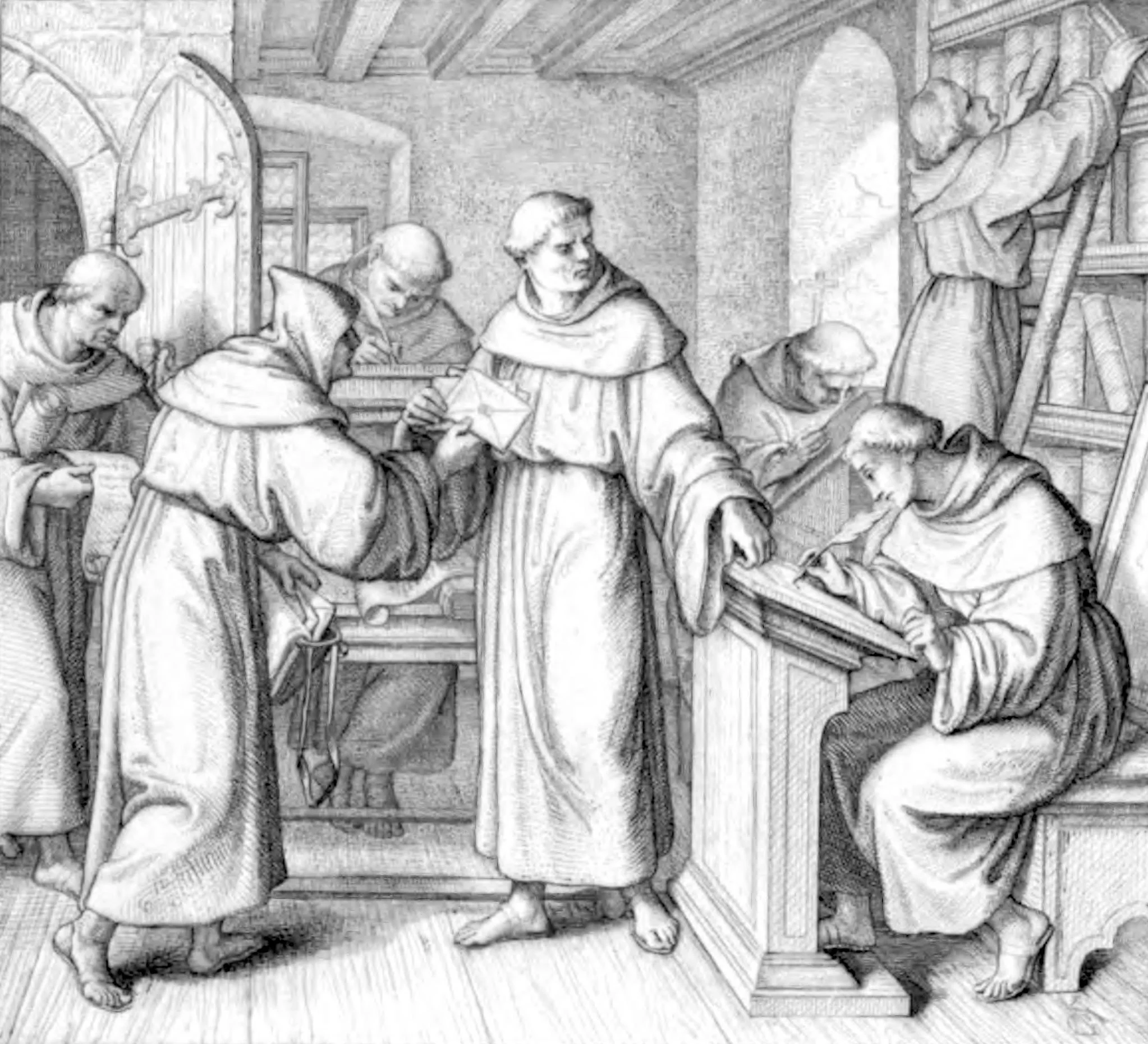 Luther acting as Vicar-General of the Augustinian Order in the absence of Staupitz