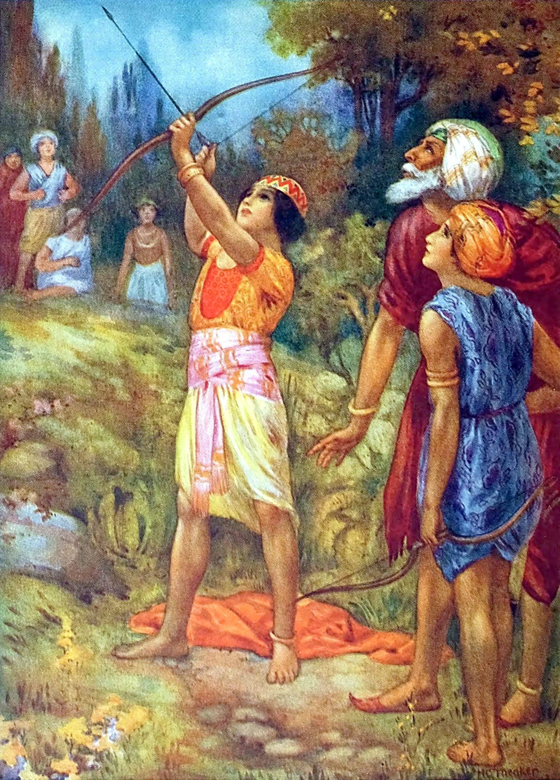 Then Shoot, cried the Old Man exultantly-from The Adventurous Brethren