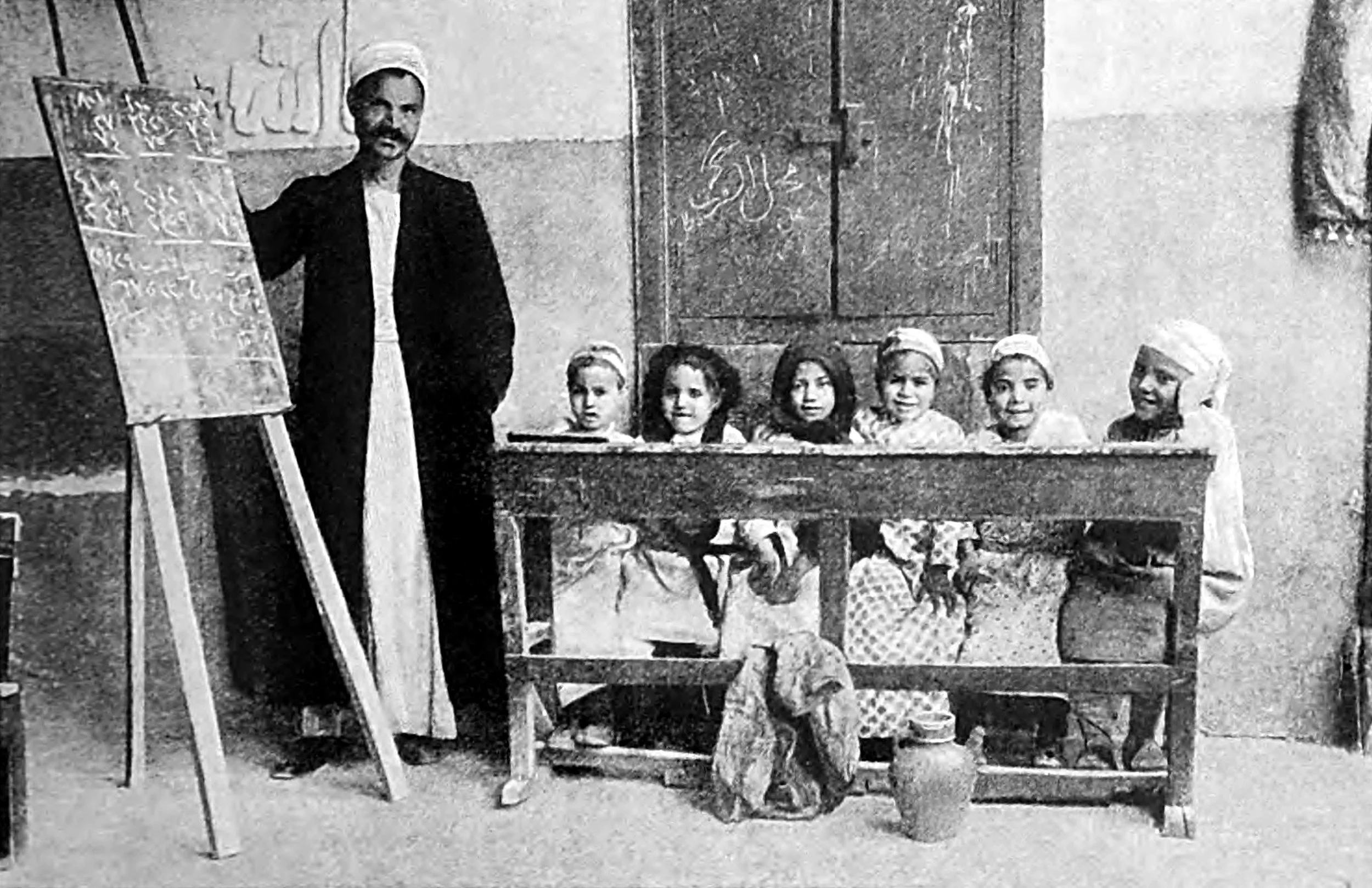 Small Girl Graduates in Elementary Arabic