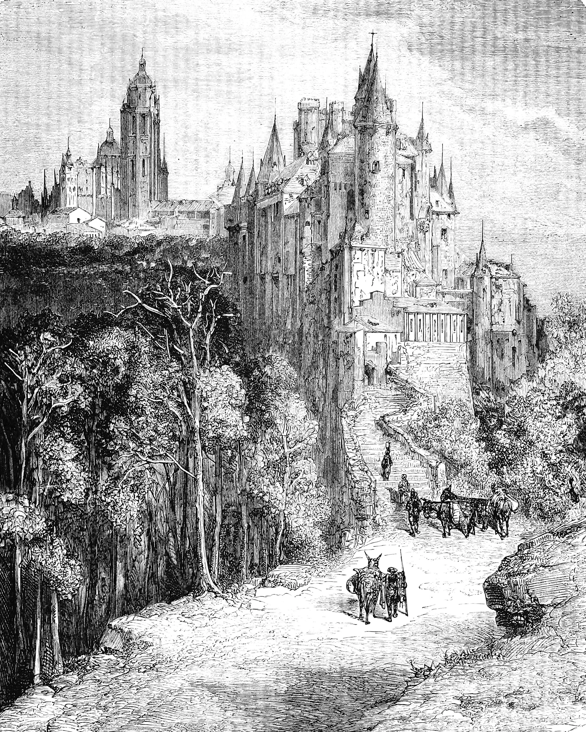 Segovia, the Alcazar and Cathedral