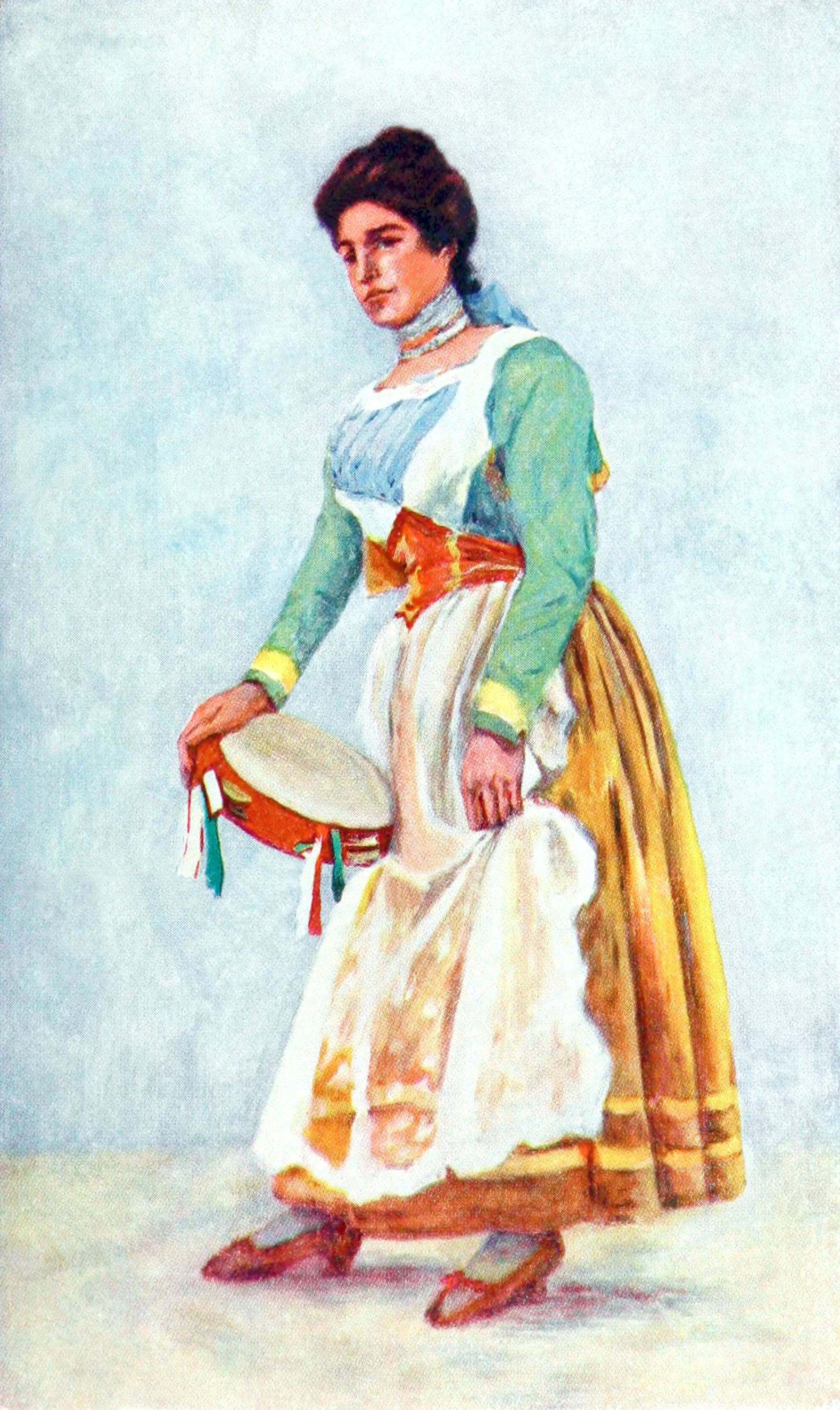 Dancer of the Tarantella at Sorrento