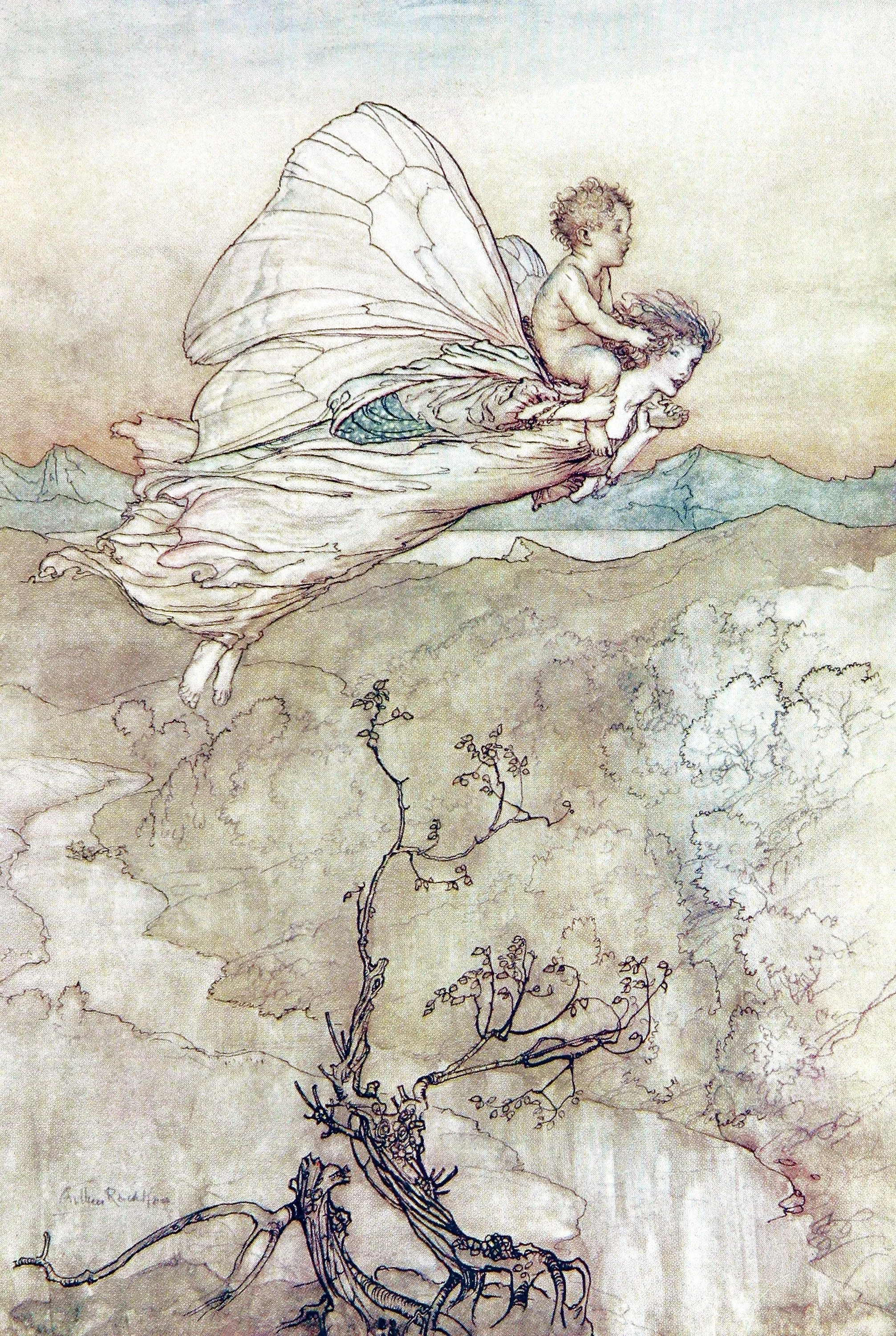 ...and her fairy sent to bear him to my bower in fairy land