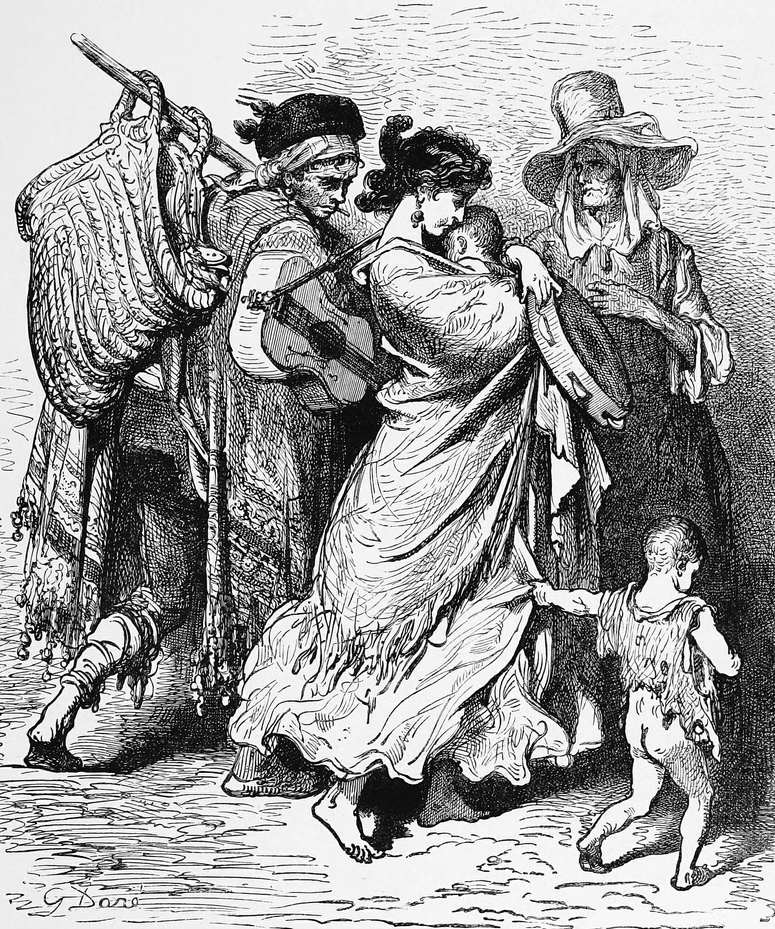 Family of Travelling Musicians