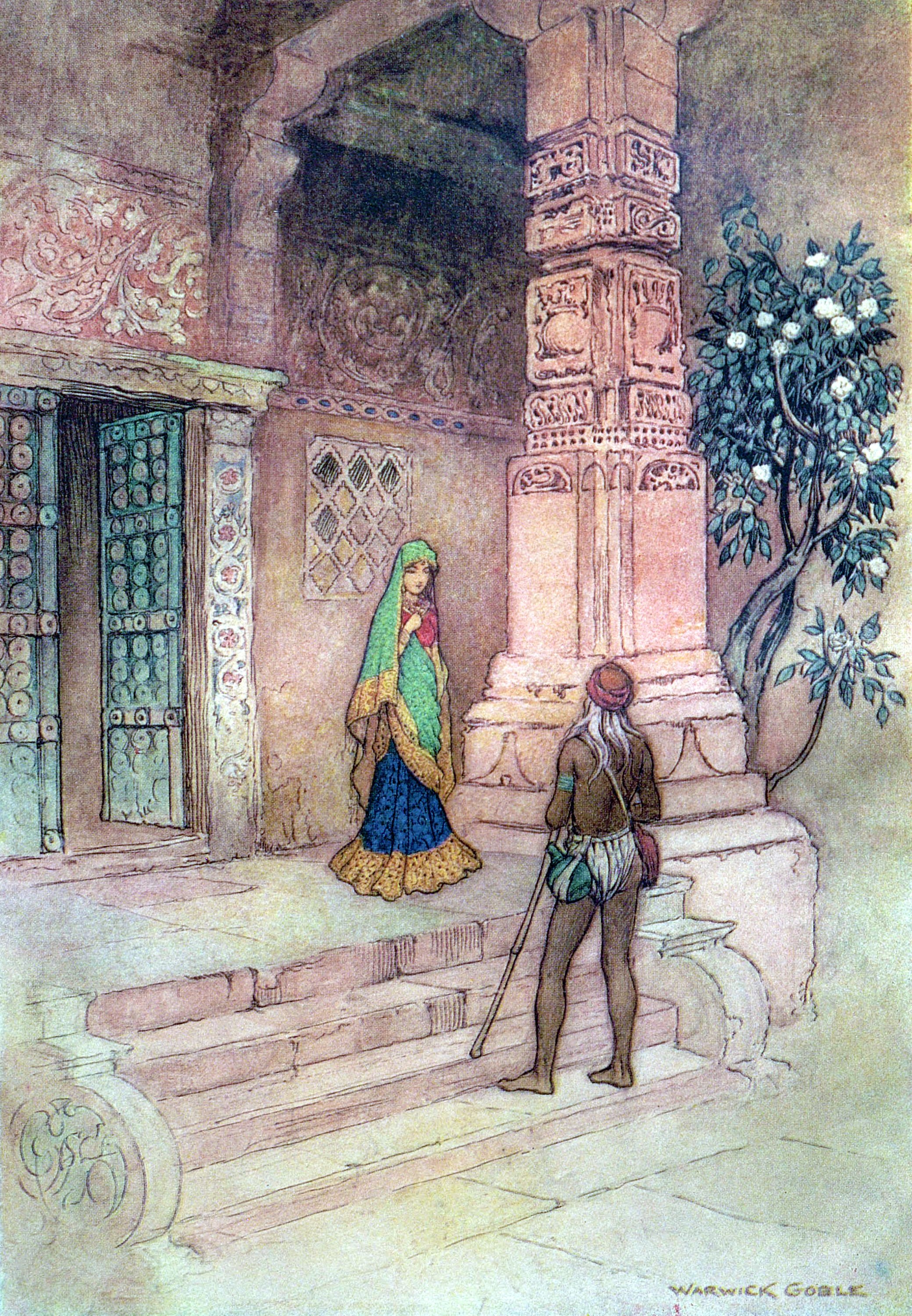 The Suo queen went to the door with a handful of rice