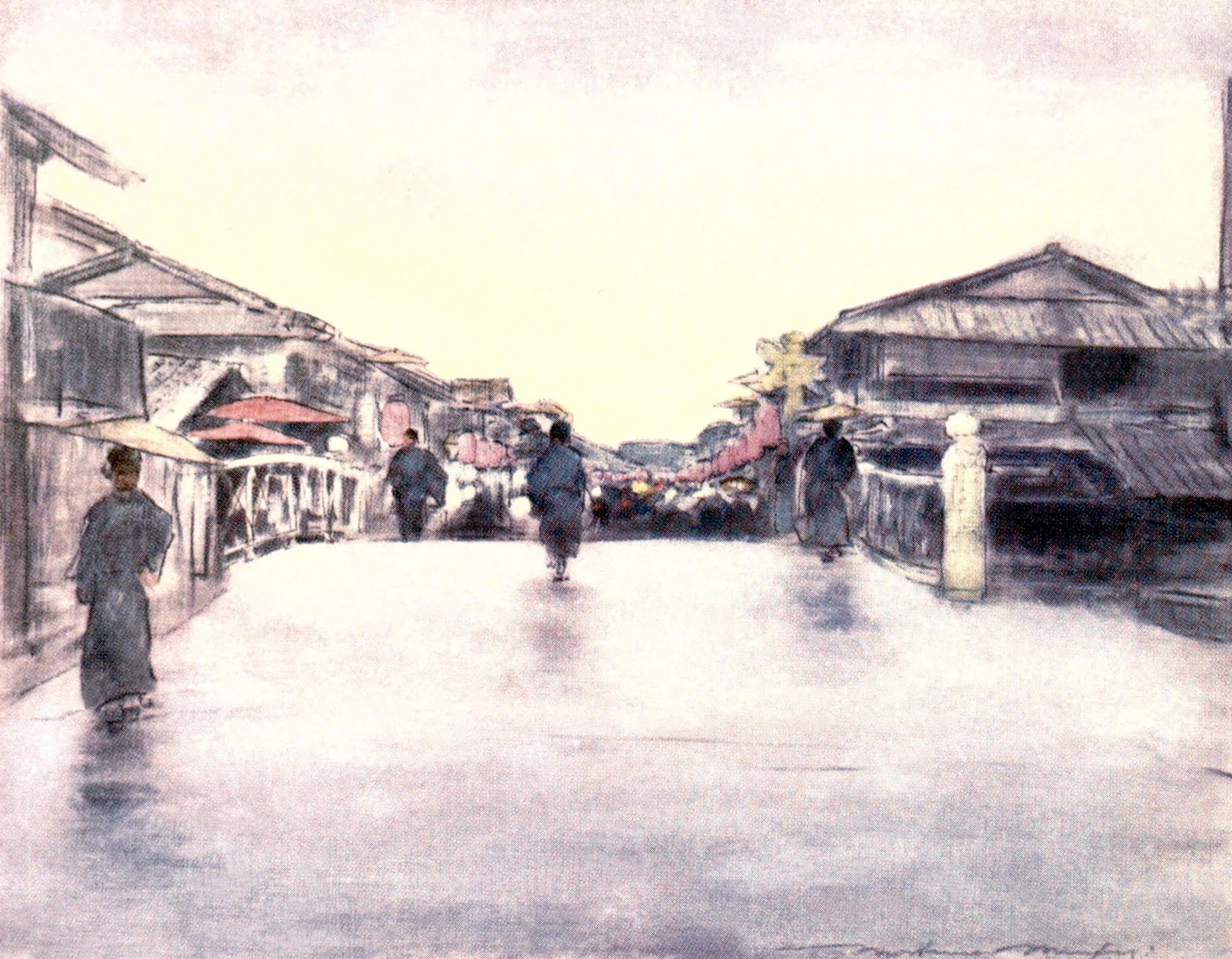 Street of Pink Lanterns