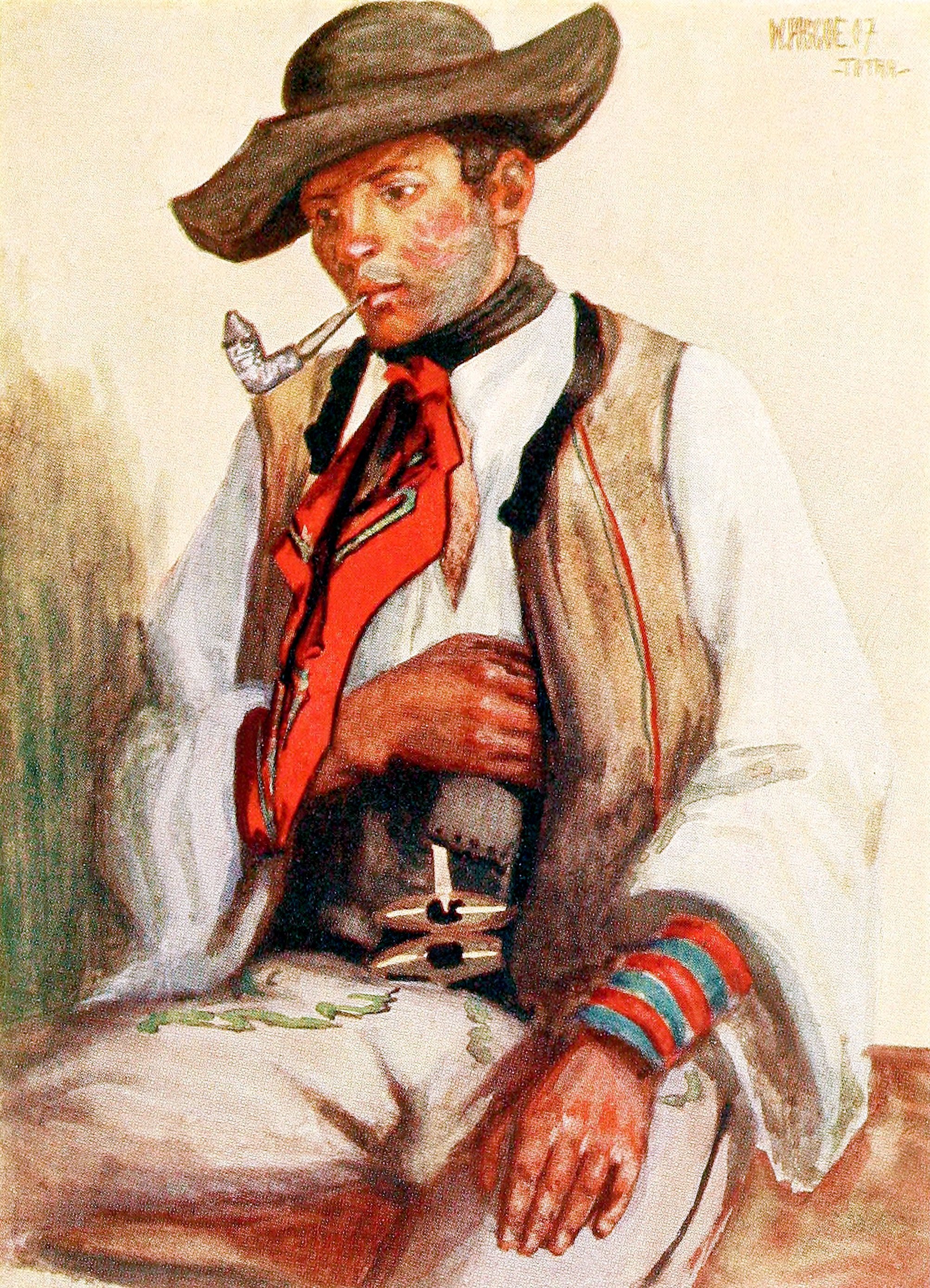 Slovak Peasant of the Tatra, Northern Hungary