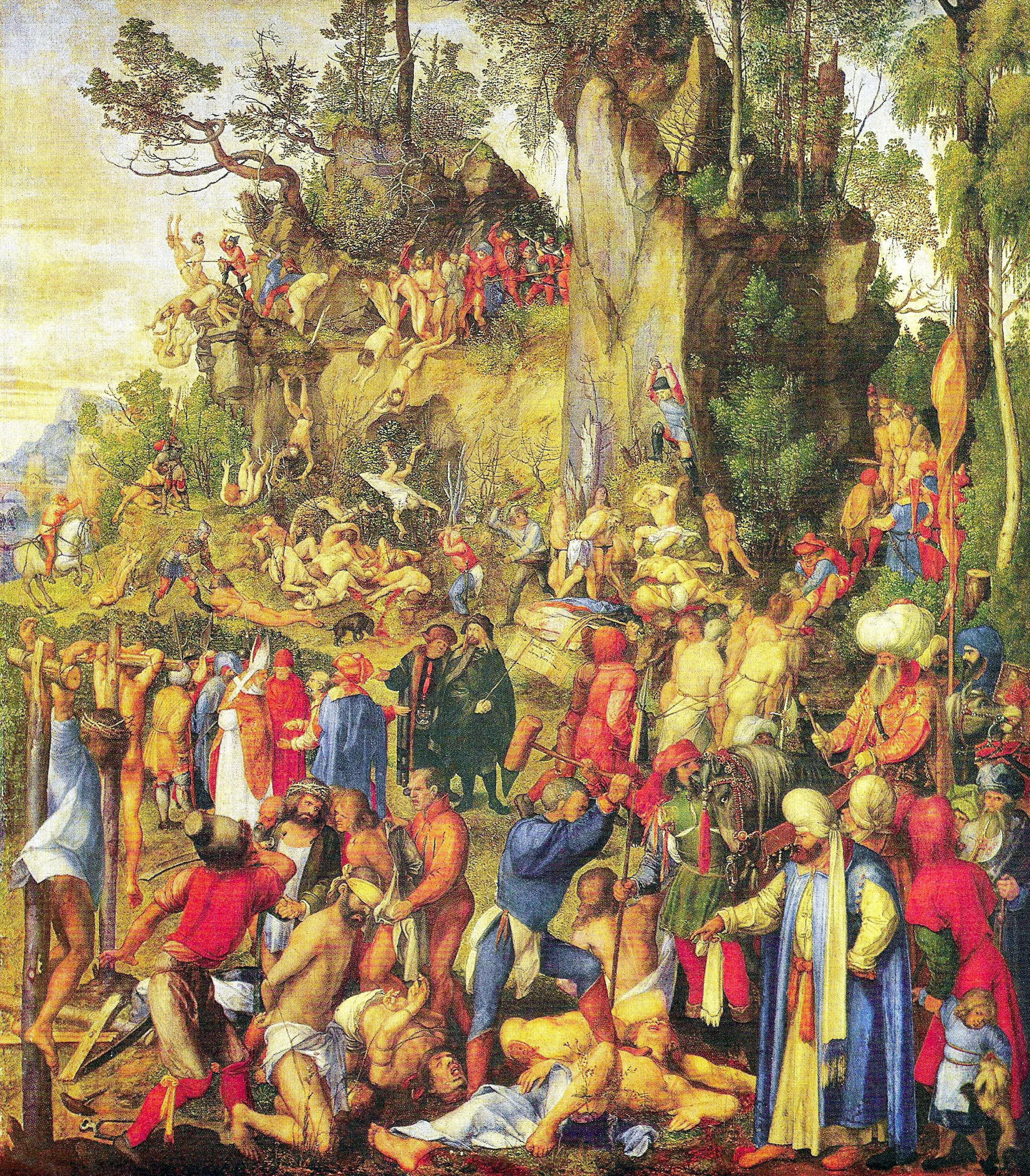 The Martyrdom of Ten Thousand Christians at the Hands of King Sapor of Persia 1508