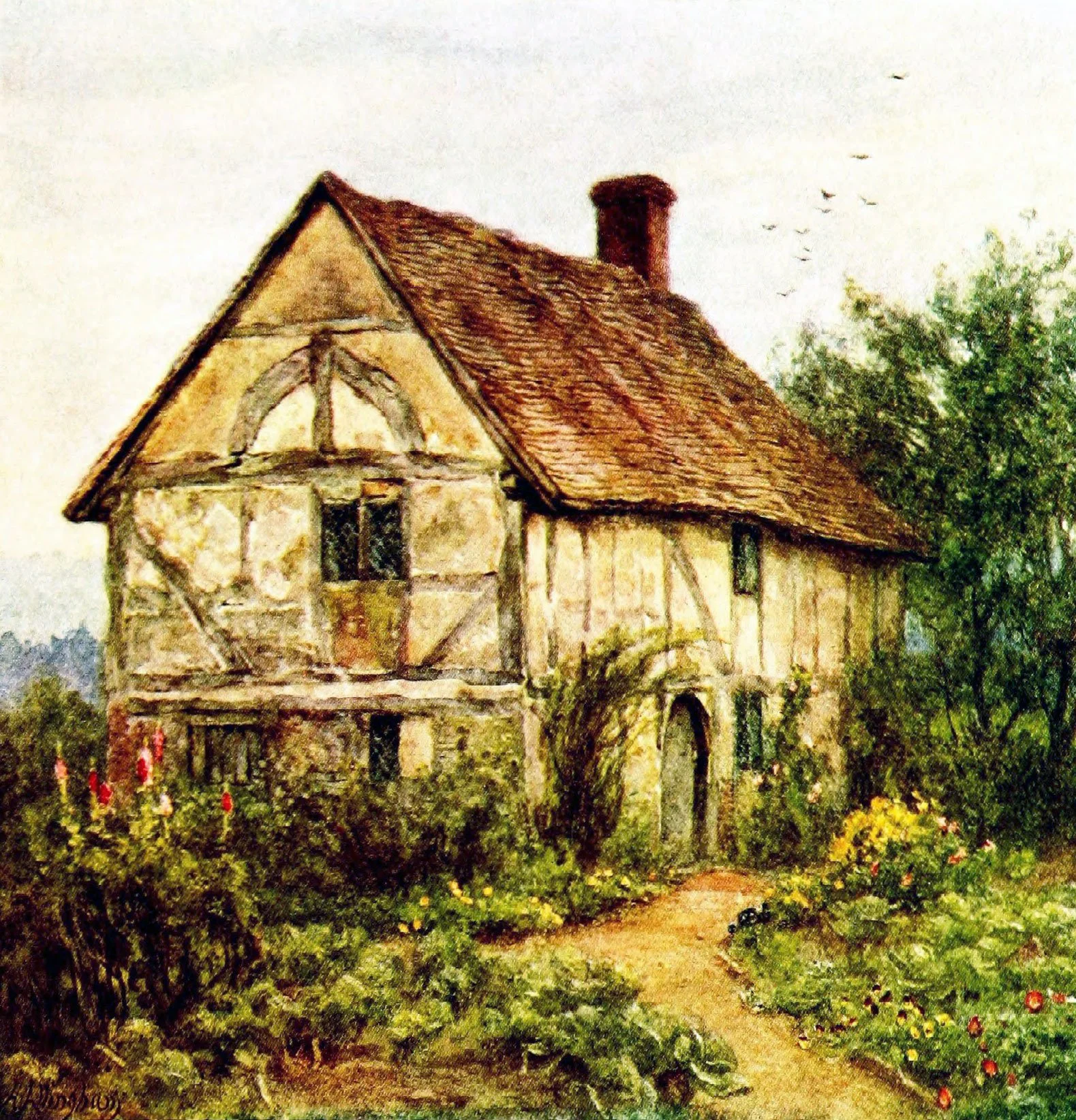 The Cottage Homes of England by Helen Allingham (1909)